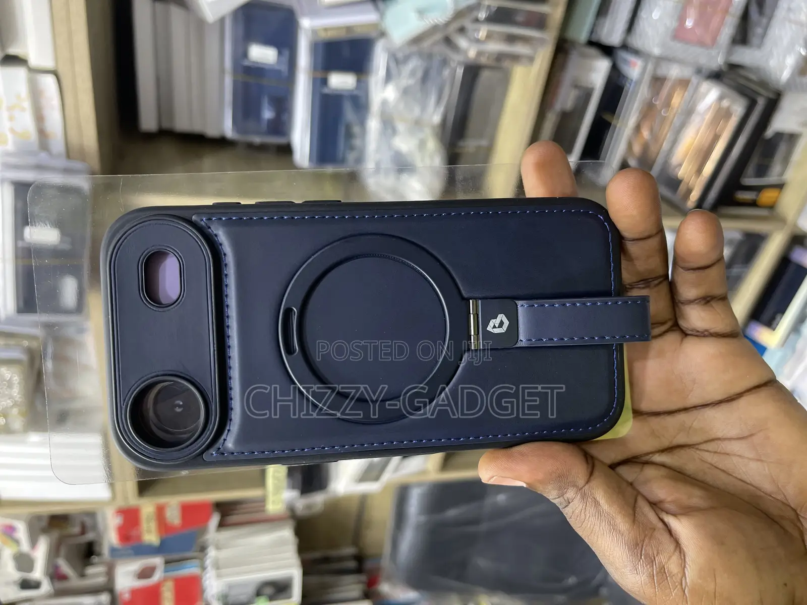 iPhone 17,17 Air Leather Case With Magsafe and Stand