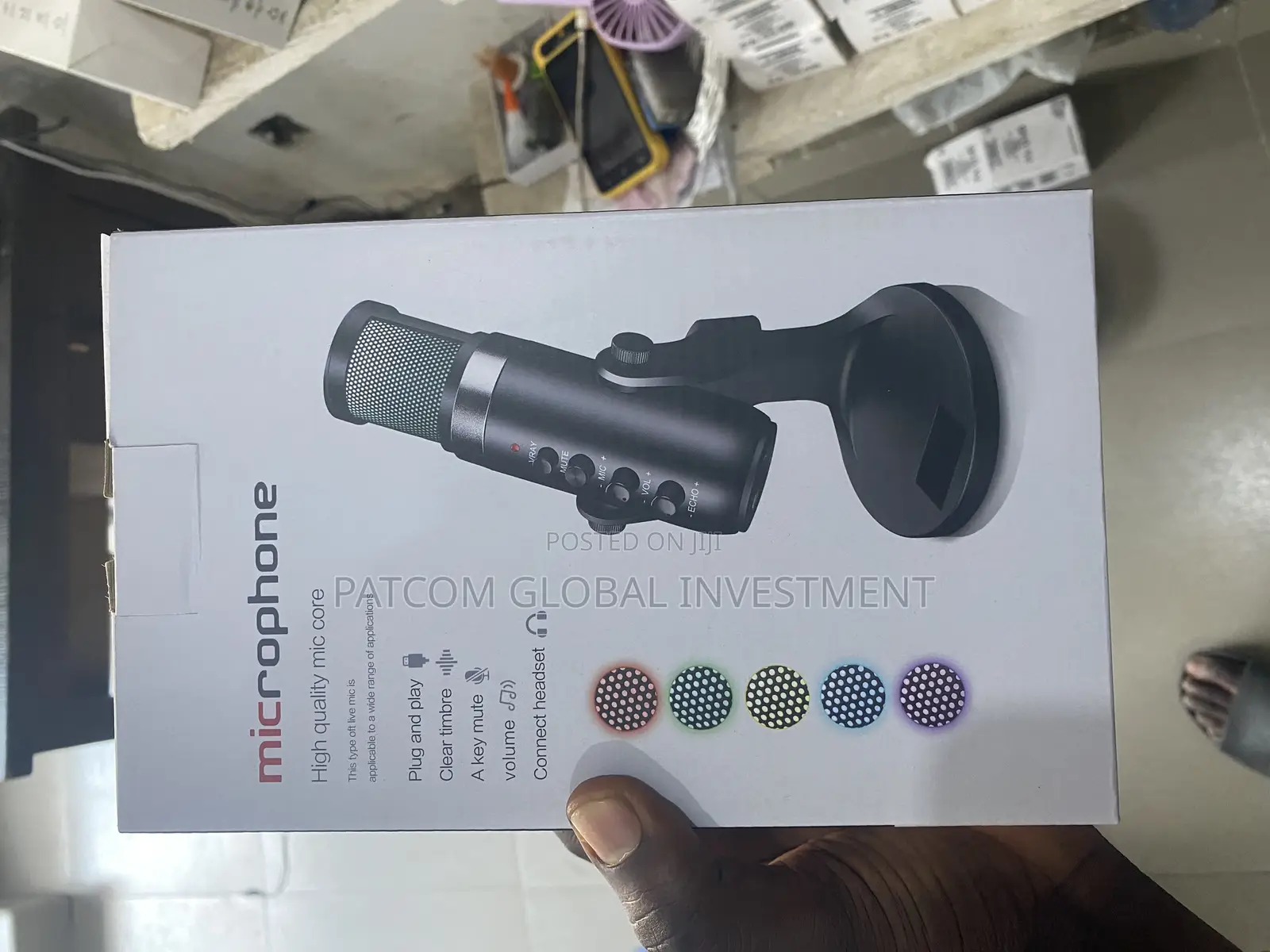 Complete Podcast Usb Microphone With RGB