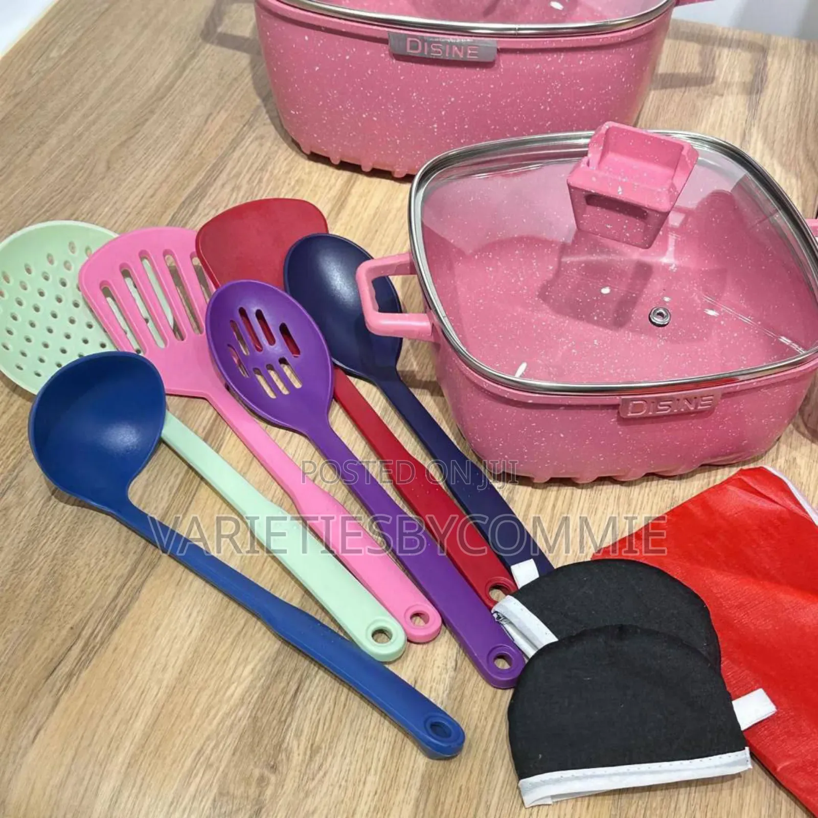 25pcs Disnie Granite Coating Cookware/Pot Set + Free Cooking Tools