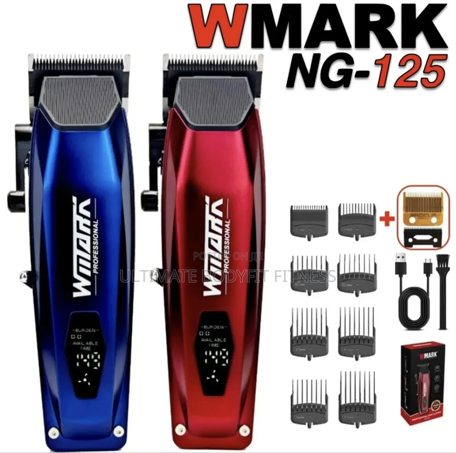 Brand New Wmark Ng125 Authentic Professional Rechargeable Clipper