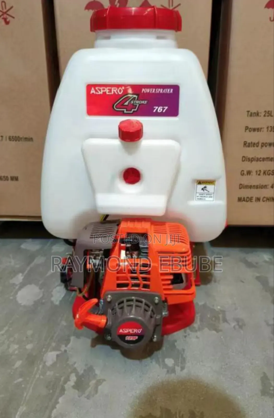 Aspero Knapsack Power Sprayer 4 Stroke
