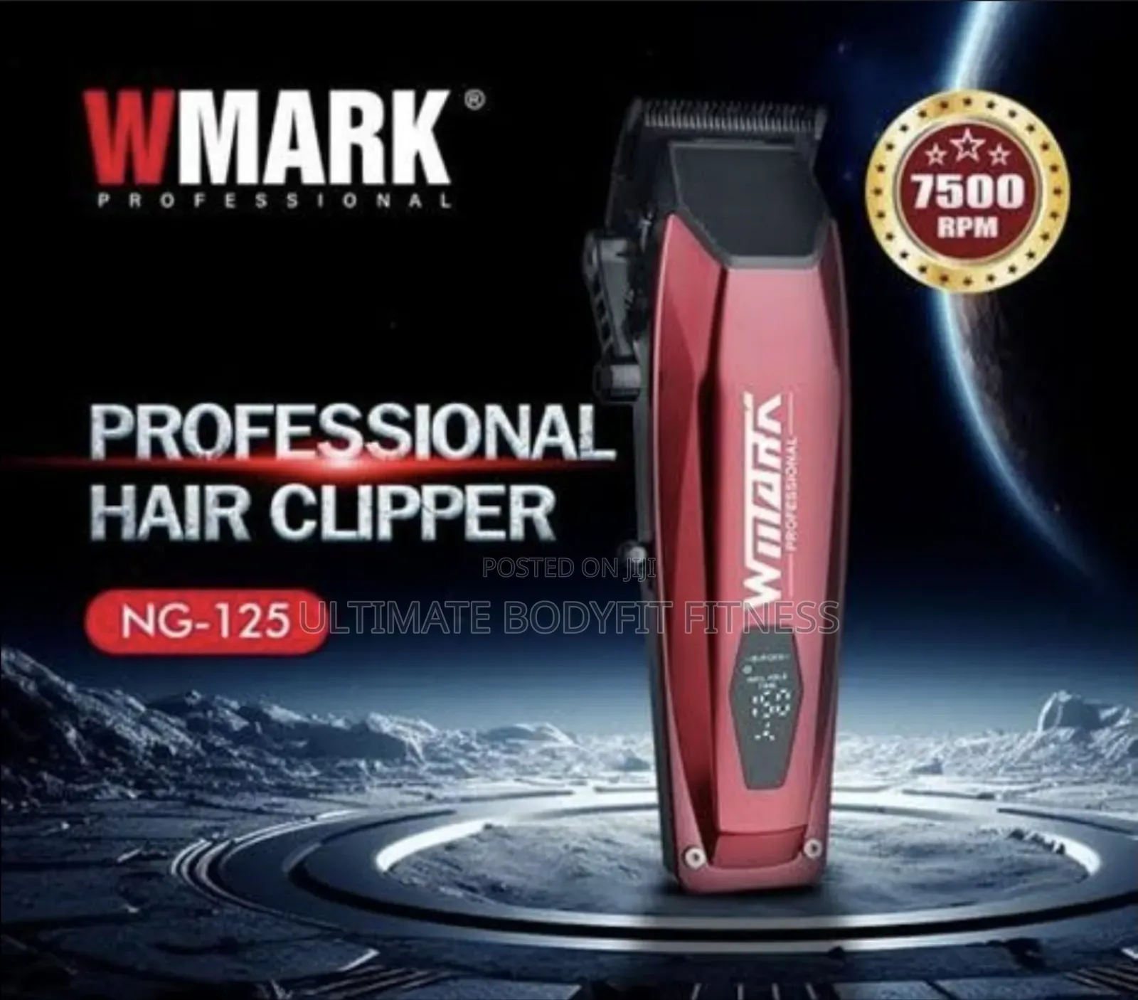 Brand New Wmark Ng125 Authentic Professional Rechargeable Clipper