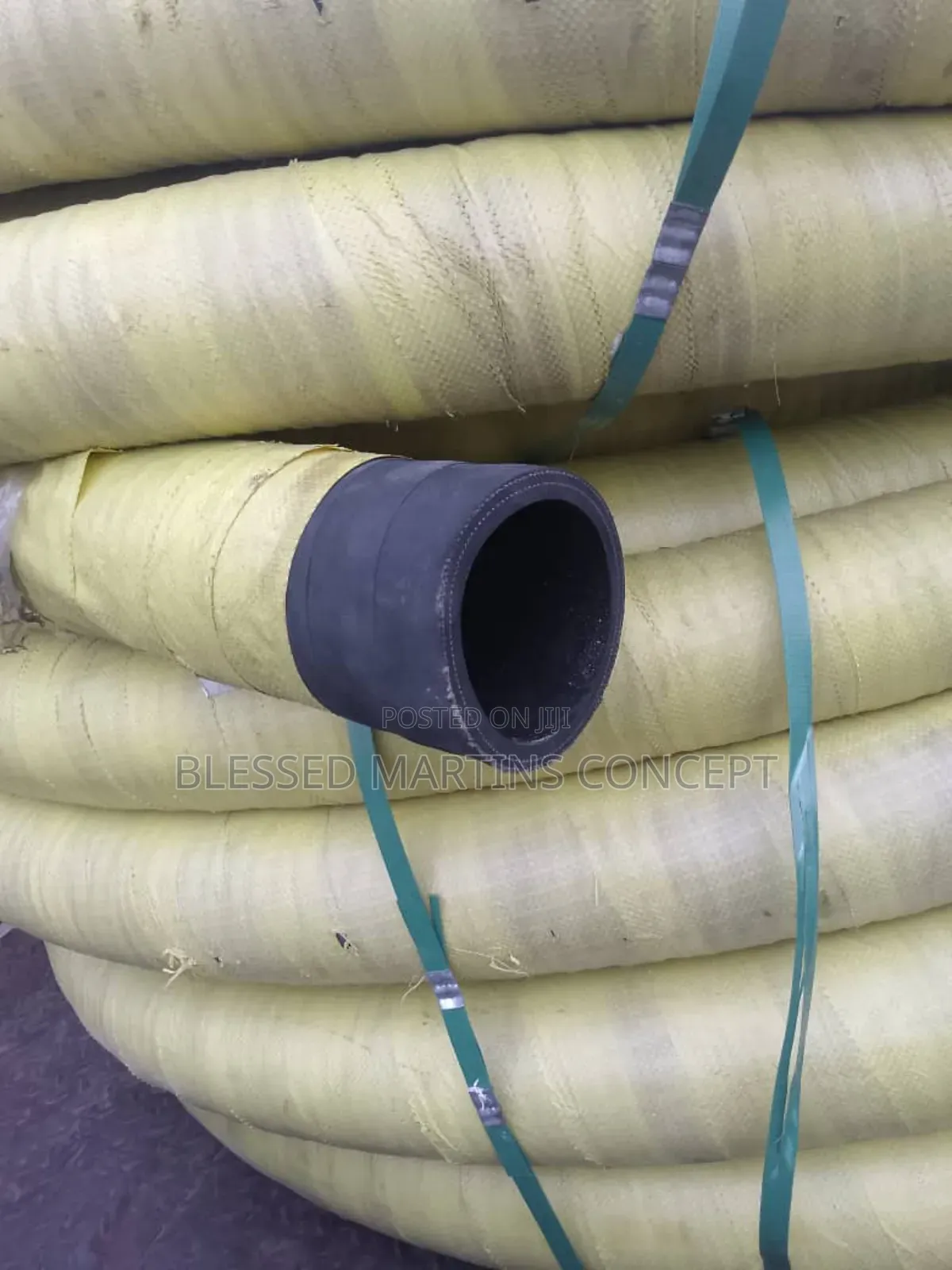 6" Black Industrial Suction Hose for Petrol,Chemical,Gas, Etc10meters