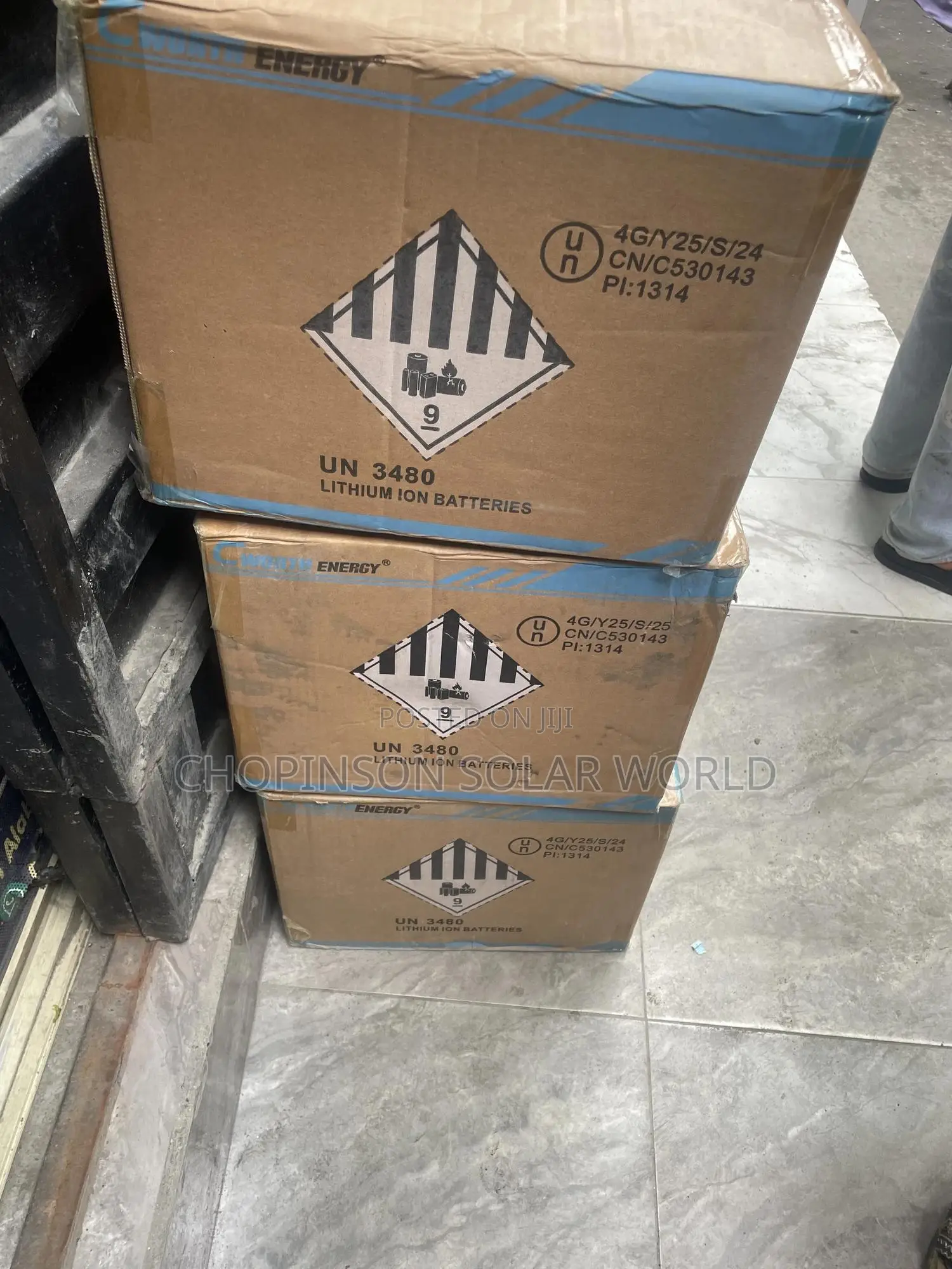 Solar Energy Cworth Lithium Ion Battery 1.2kwh 100ah/12votts