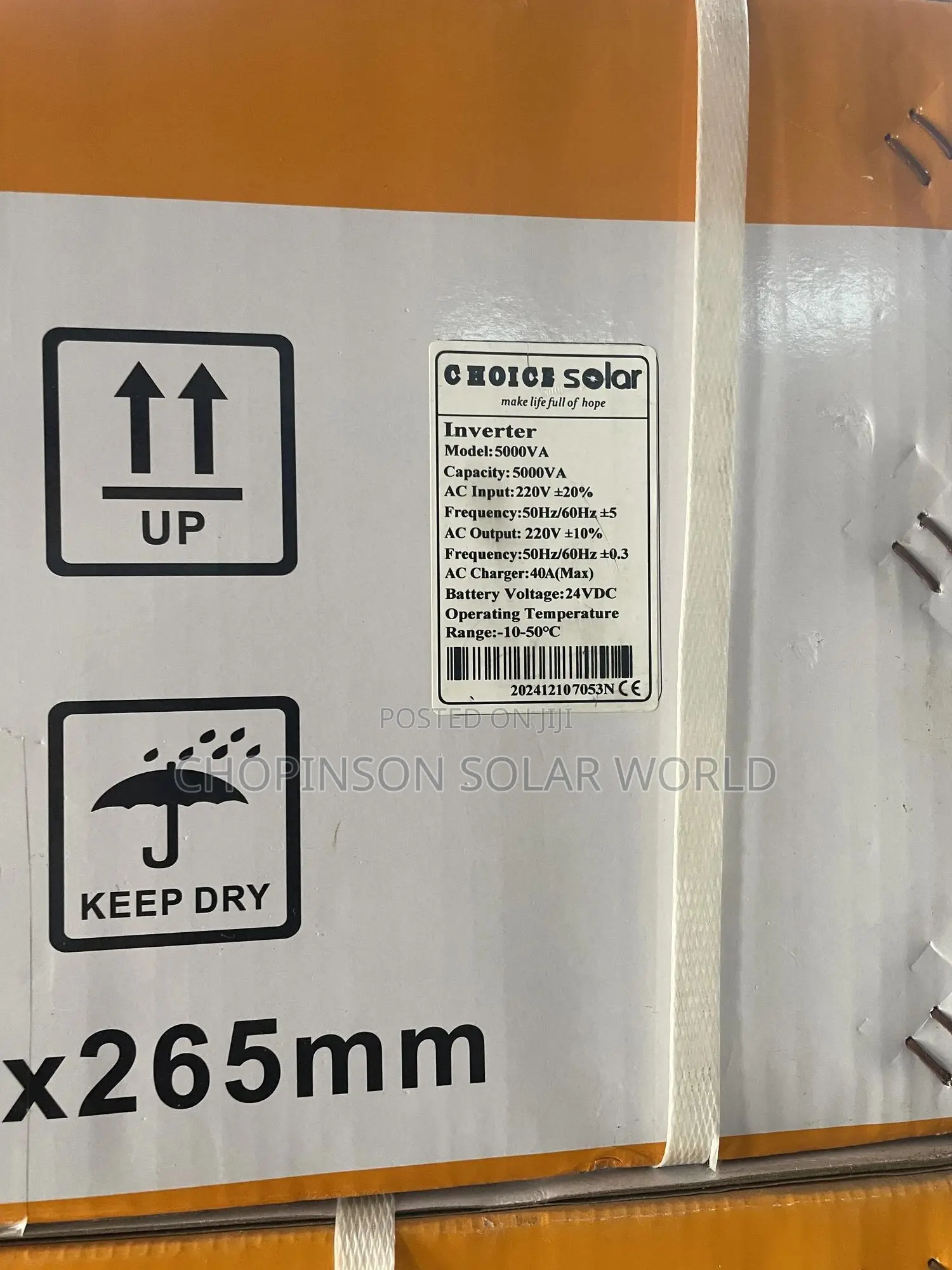Solar Energy Choice Inverter 5kva/48votts