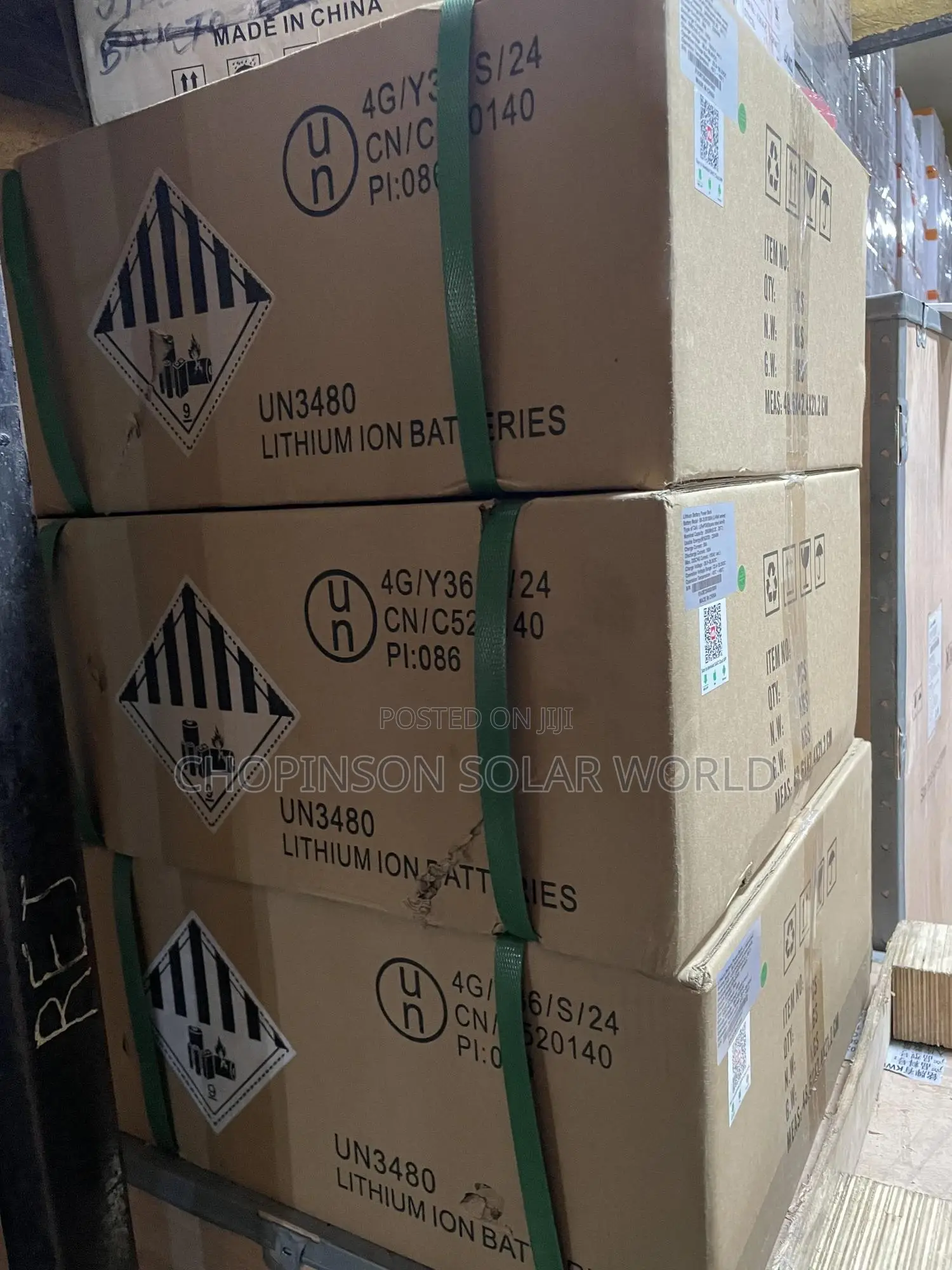 Solar Energy Sako Lithium Ion Battery 2.5kwh/24votts 100ah