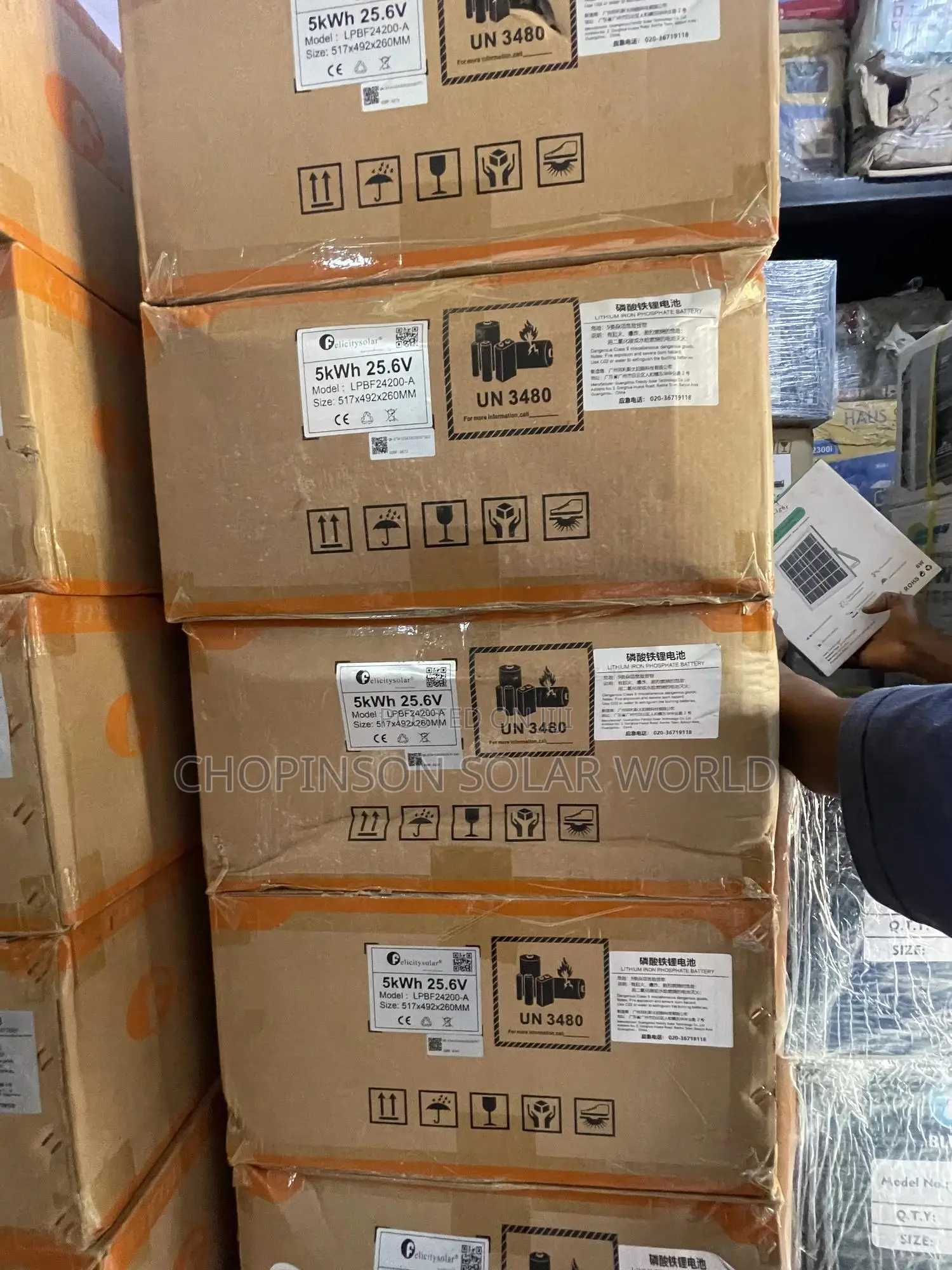 Solar Energy Felicity Lithium Ion Battery 5kwh/25.6votts