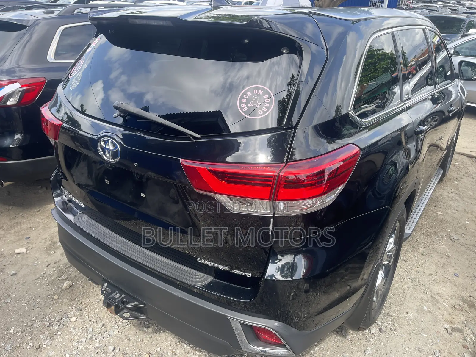 Toyota Highlander Limited 4x4 V6 (3.5L 6cyl 8A) 2018 Black
