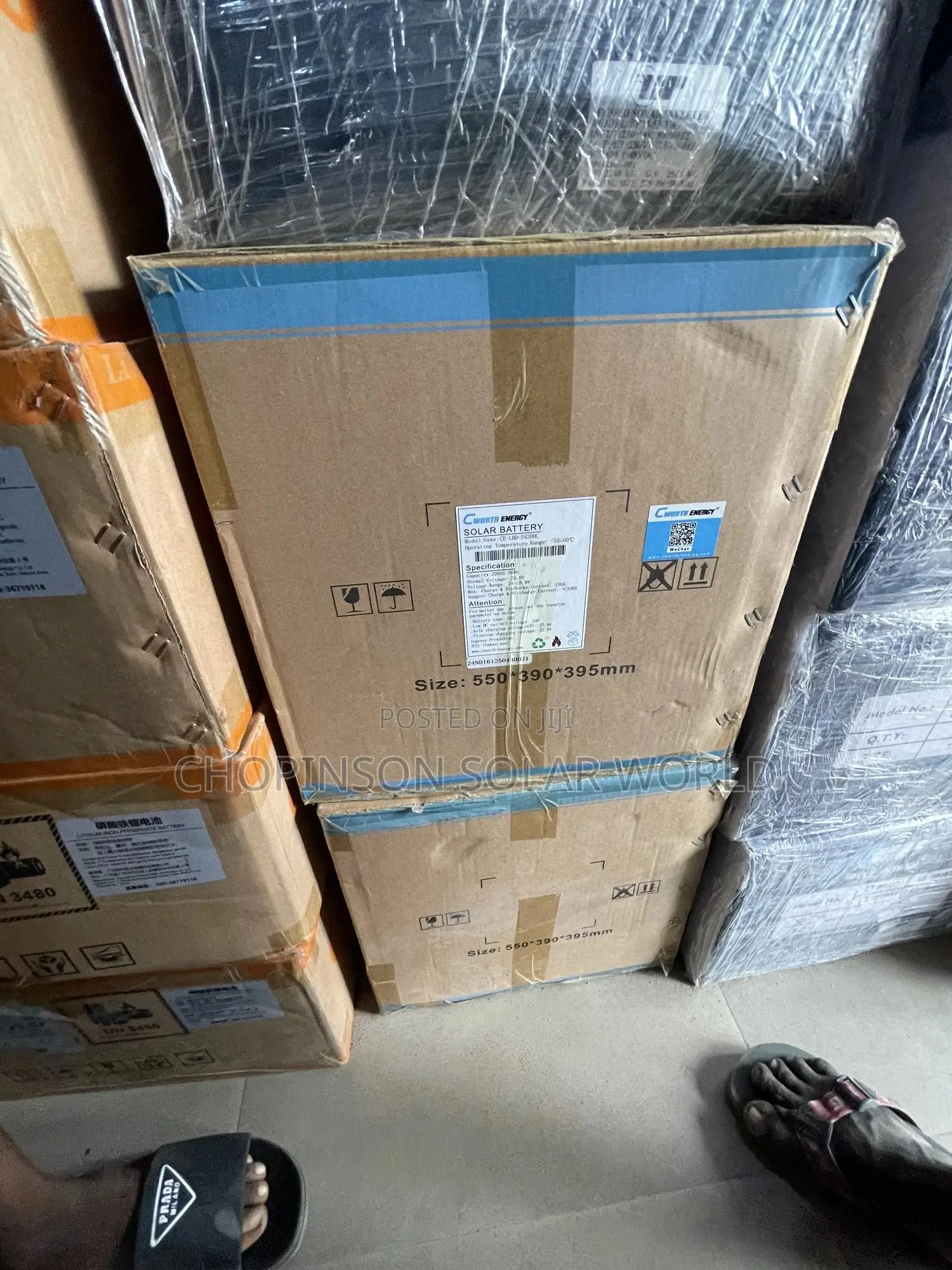 Solar Energy Cworth Lithium Ion Battery 5kwh/24votts