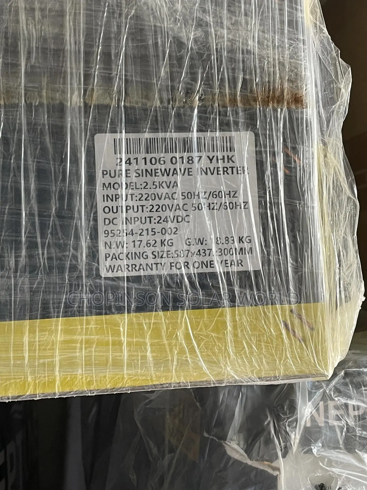 Solar Energy Yohako Non Hybrid Inverter 2.3kva/24votts