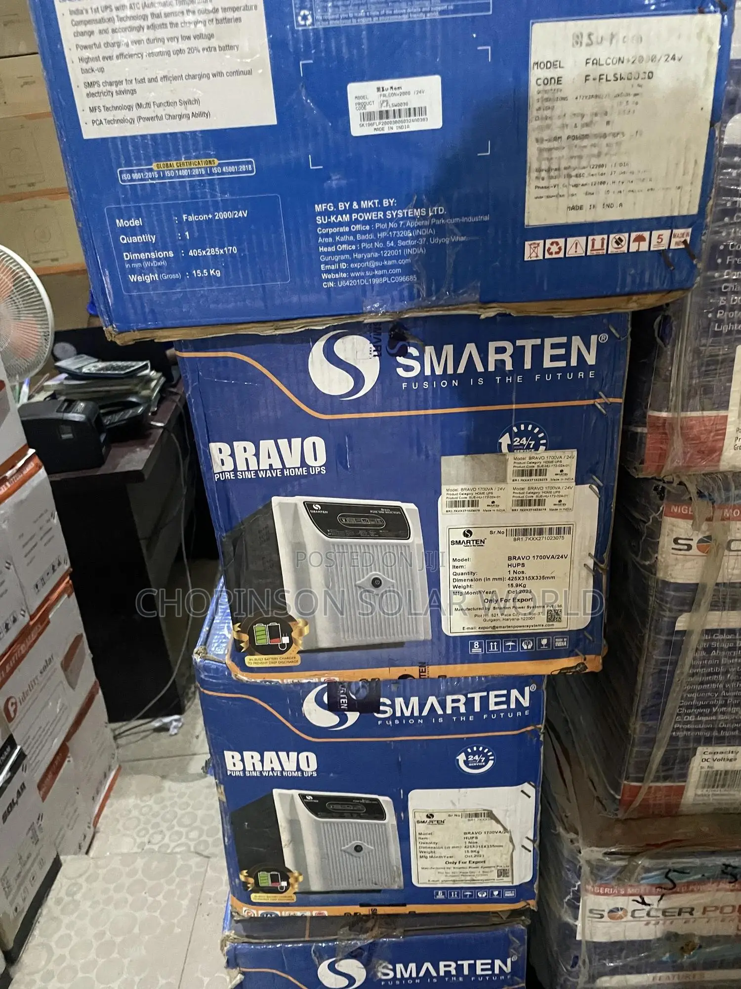 Solar Energy Smarten Non Hybrid Inverter 1.7kva/24votts