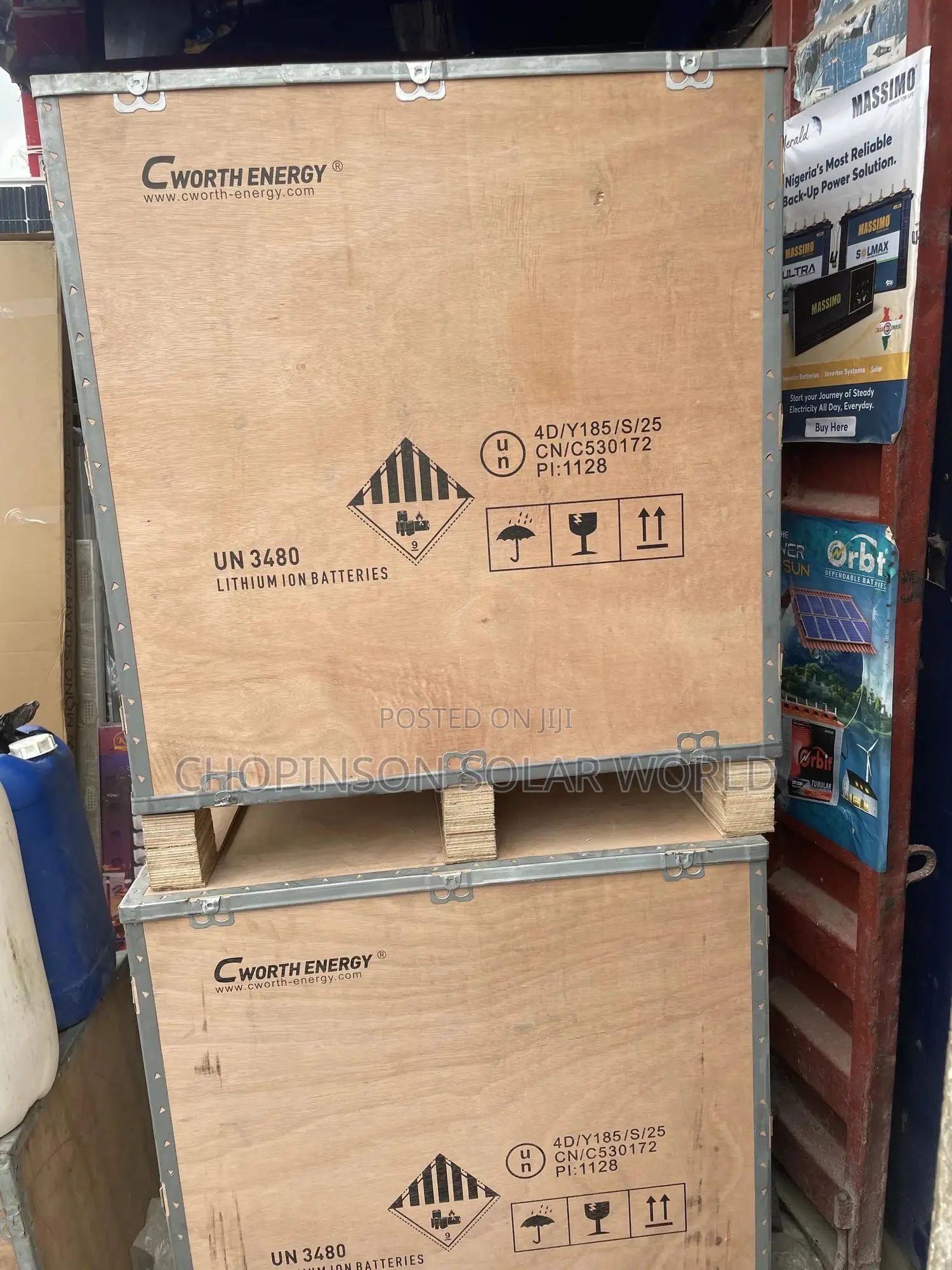 Solar Energy Cworth Lithium Ion Battery 20kwh/51.2votts