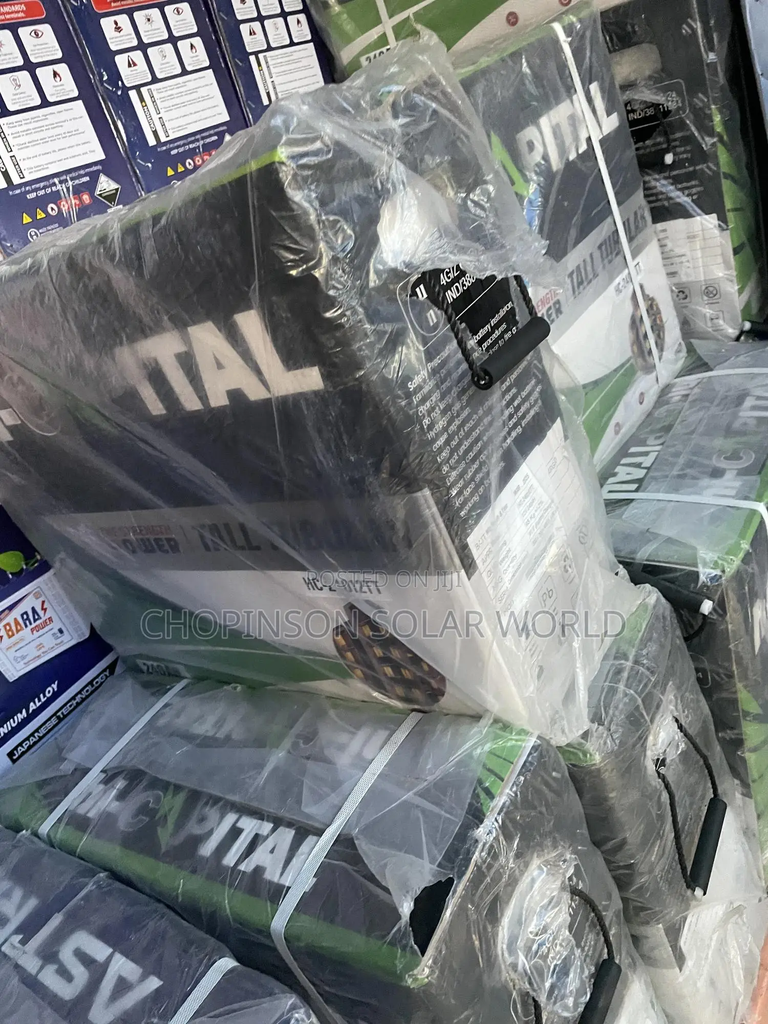 Solar Energy Hi Capital Tall. Tubular Battery 240a/12votts