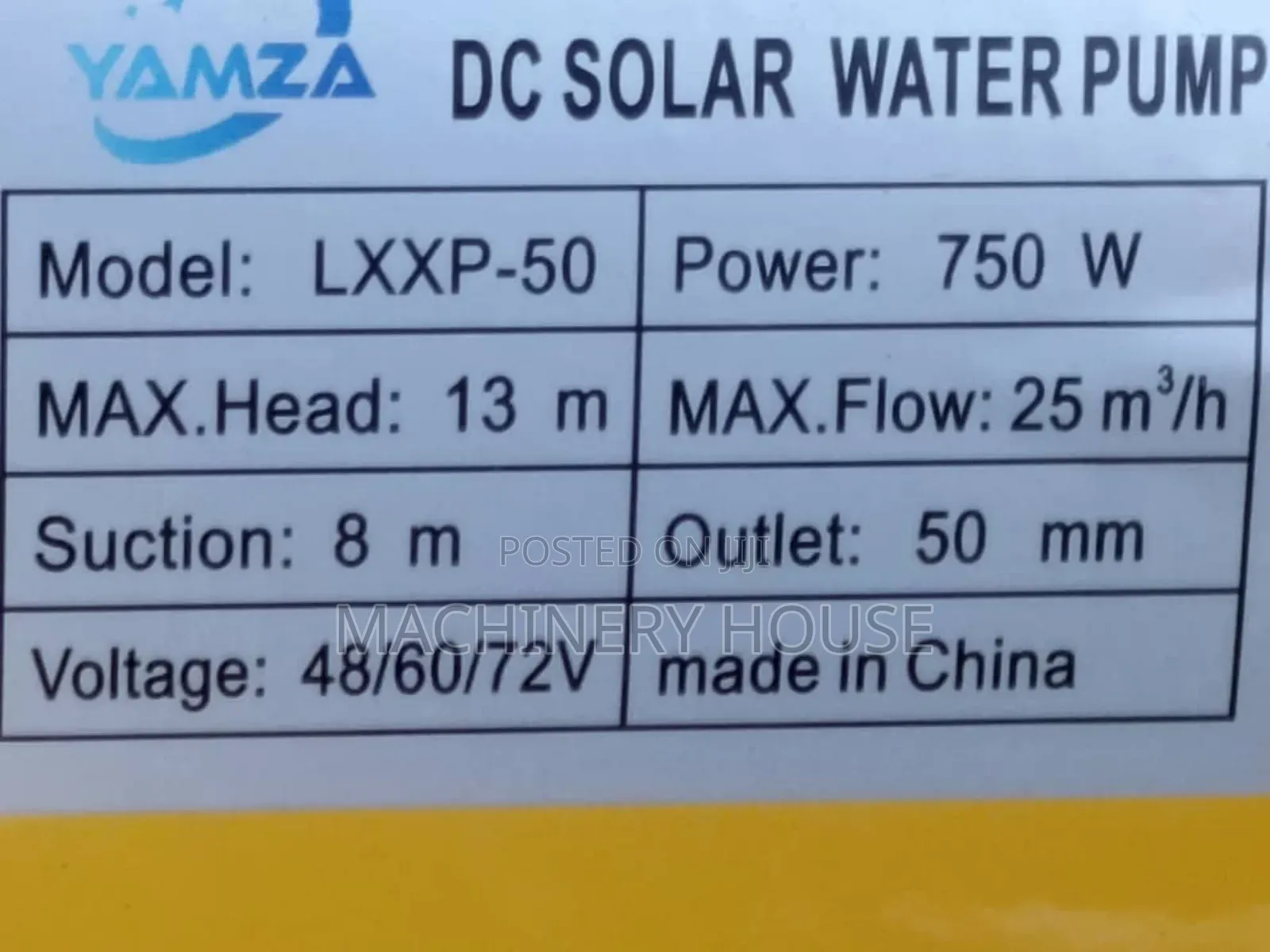 Solar Irrigation Water Pump 3 Inches 2hp