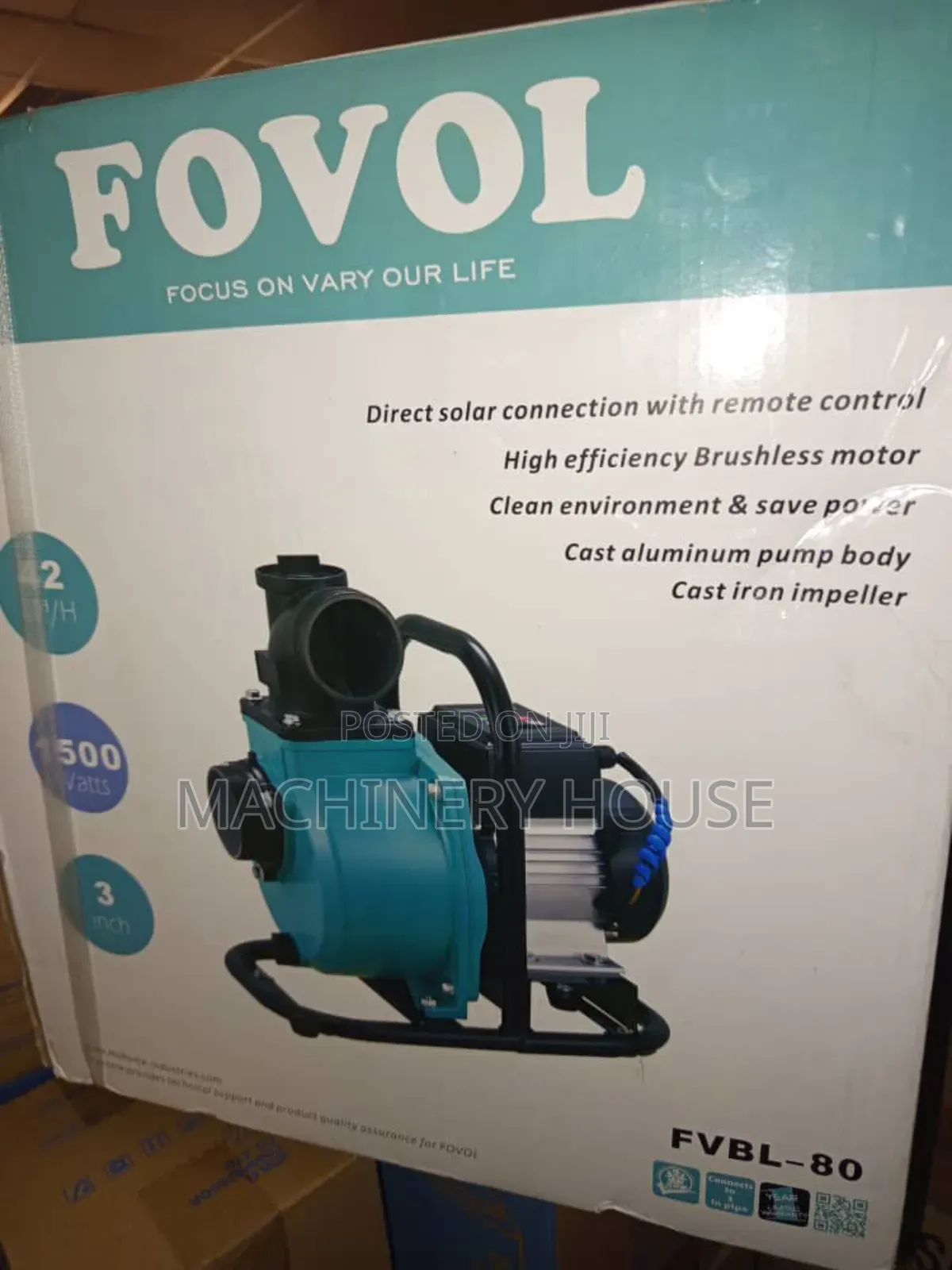 Solar Irrigation Water Pump 3 Inches 2hp