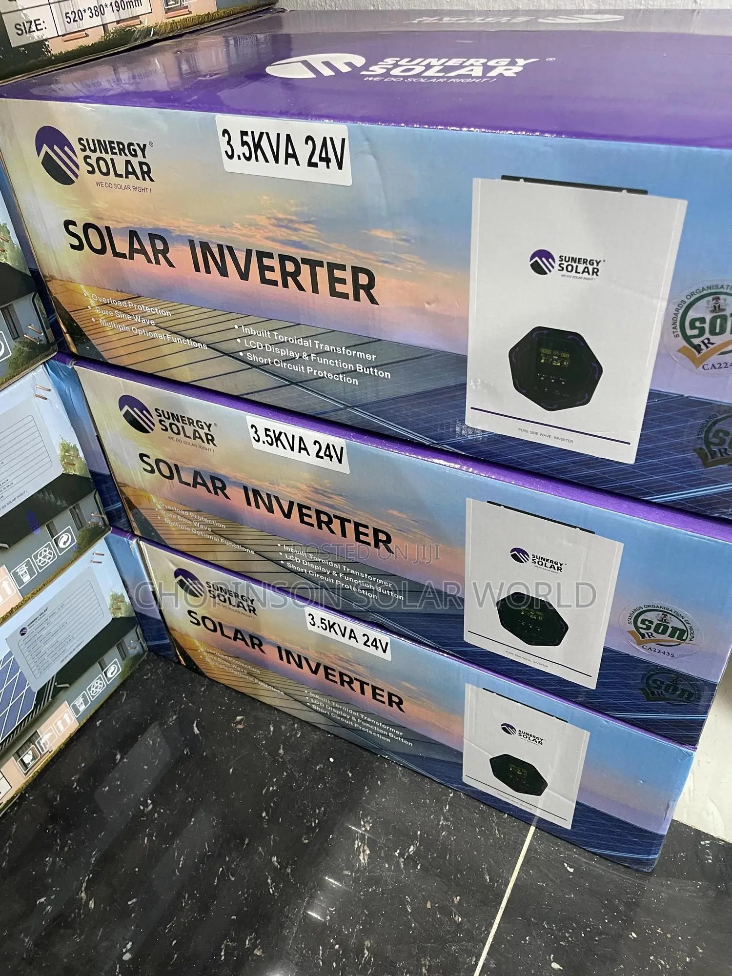 Solar Energy Sunergy Solar Inverter 3.5kva/24v