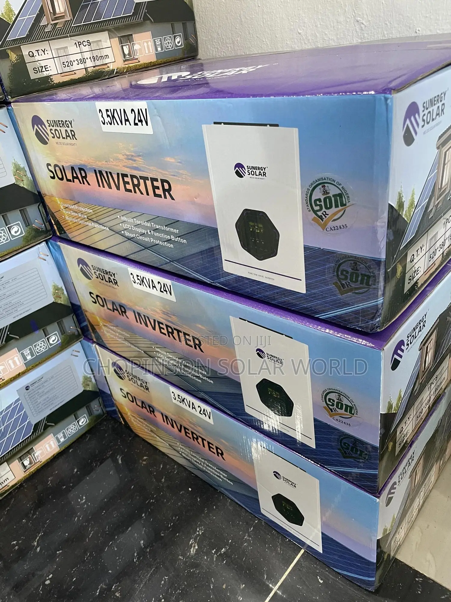Solar Energy Sunergy Solar Inverter 3.5kva/24v