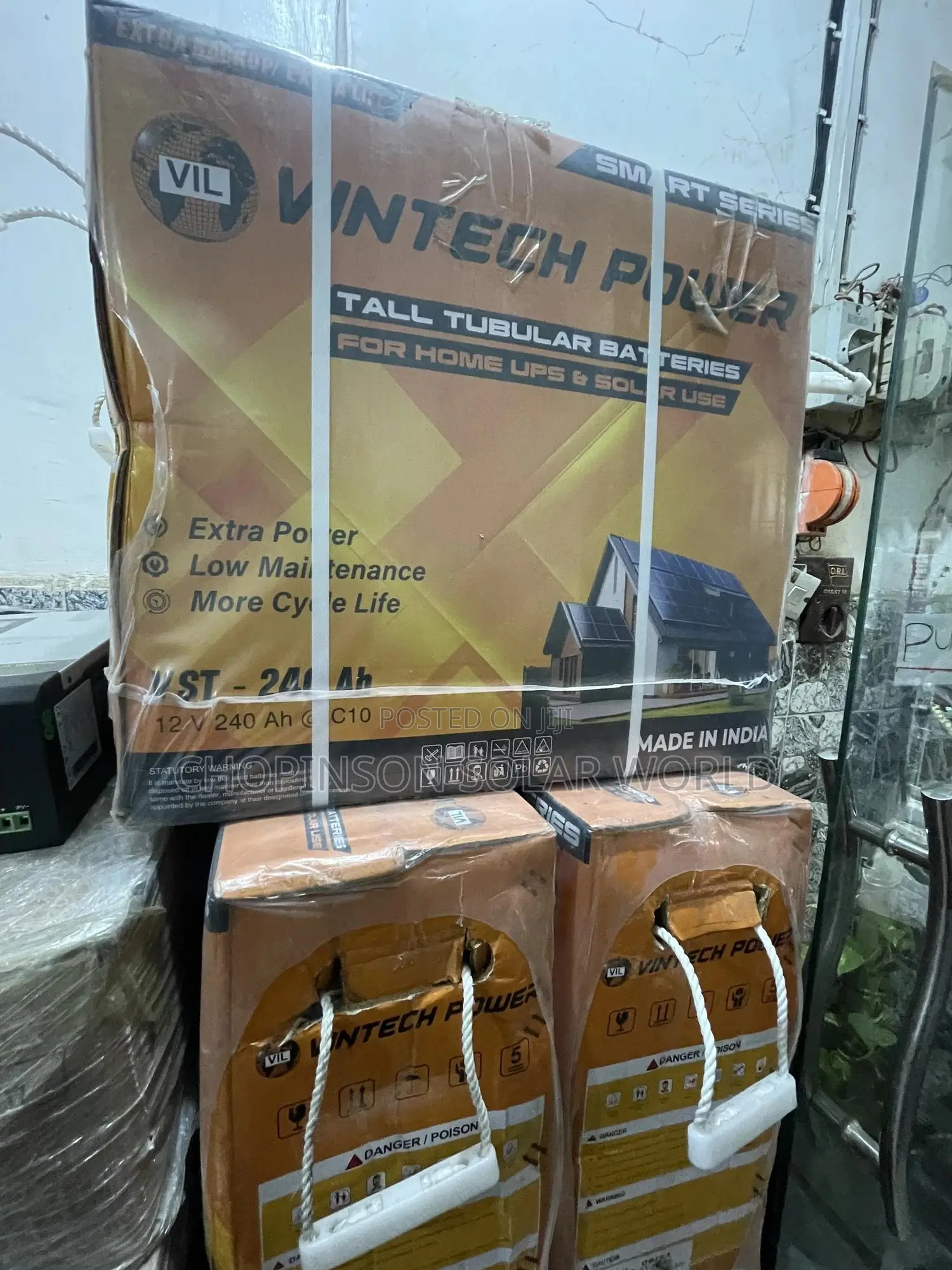 Solar Energy Vintech Power Tubular Battery 240ah/12v