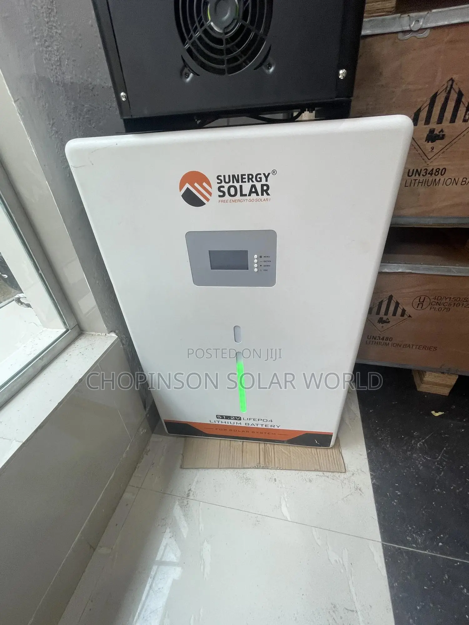 Solar Energy Sunergy Lithium Iron Battery 12kwh/51.2v