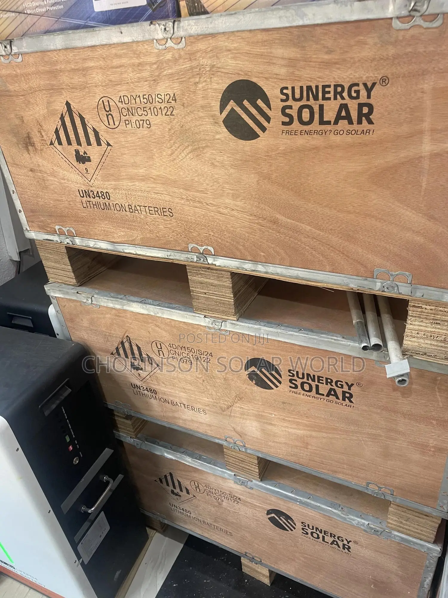 Solar Energy Sunergy Lithium Iron Battery 12kwh/51.2v