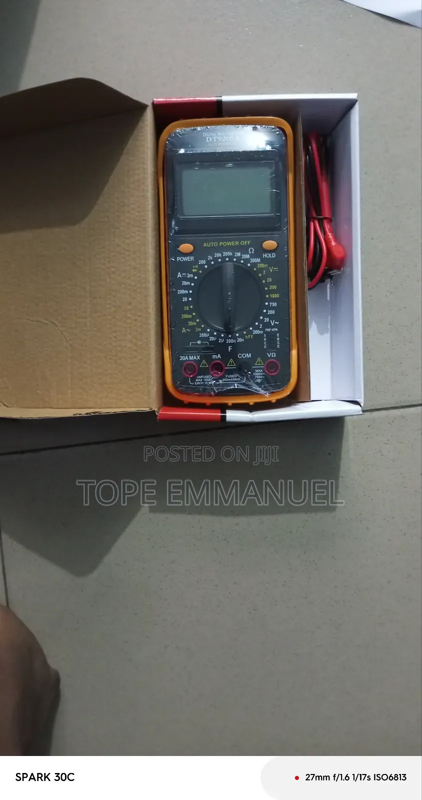 Digital Multimeter Digital Precision Multimeter Ac/Dc Tester L