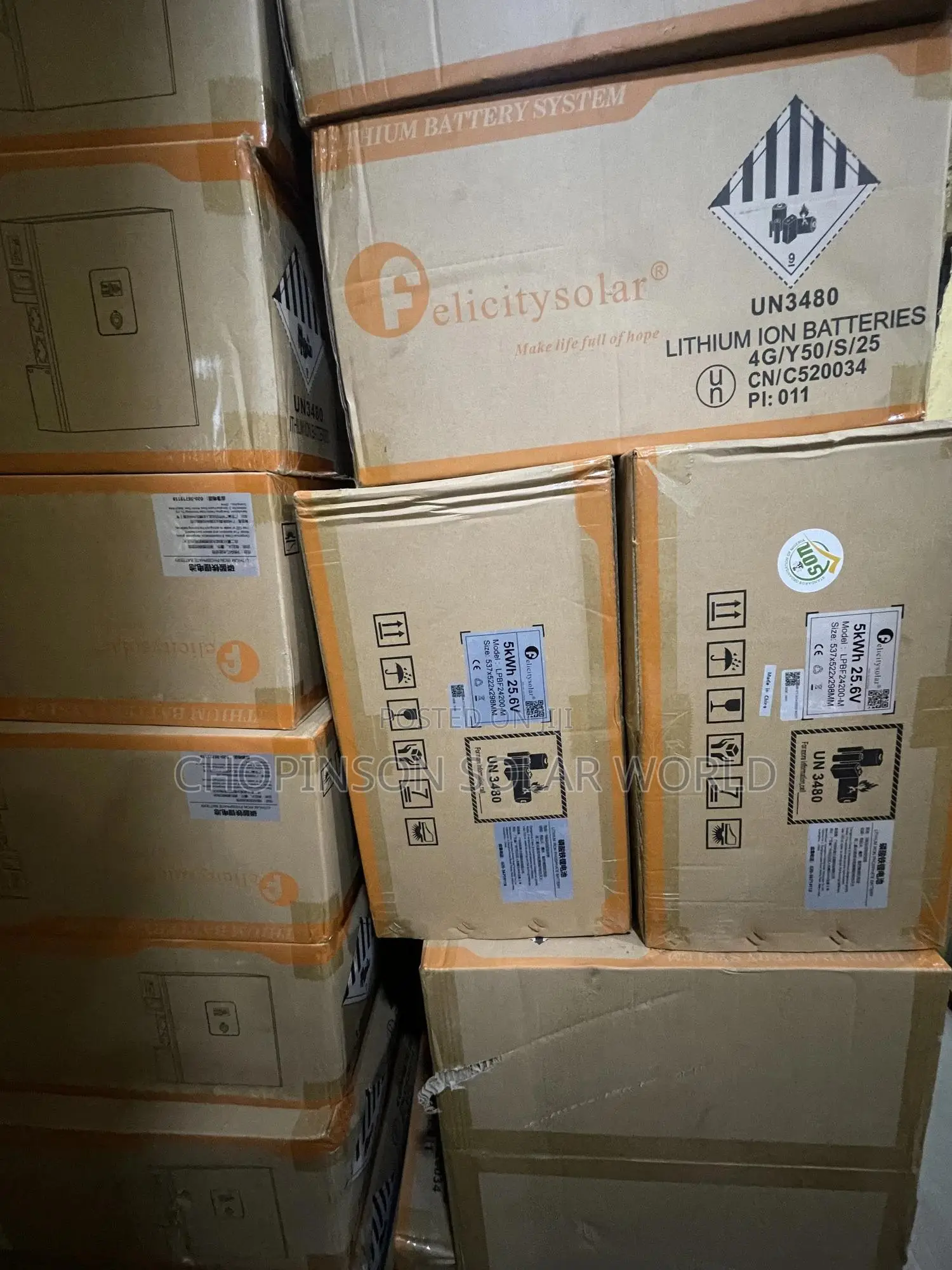 This Is Solar Energy Felicity Lithium Iron Battery 5kwh/5.2v