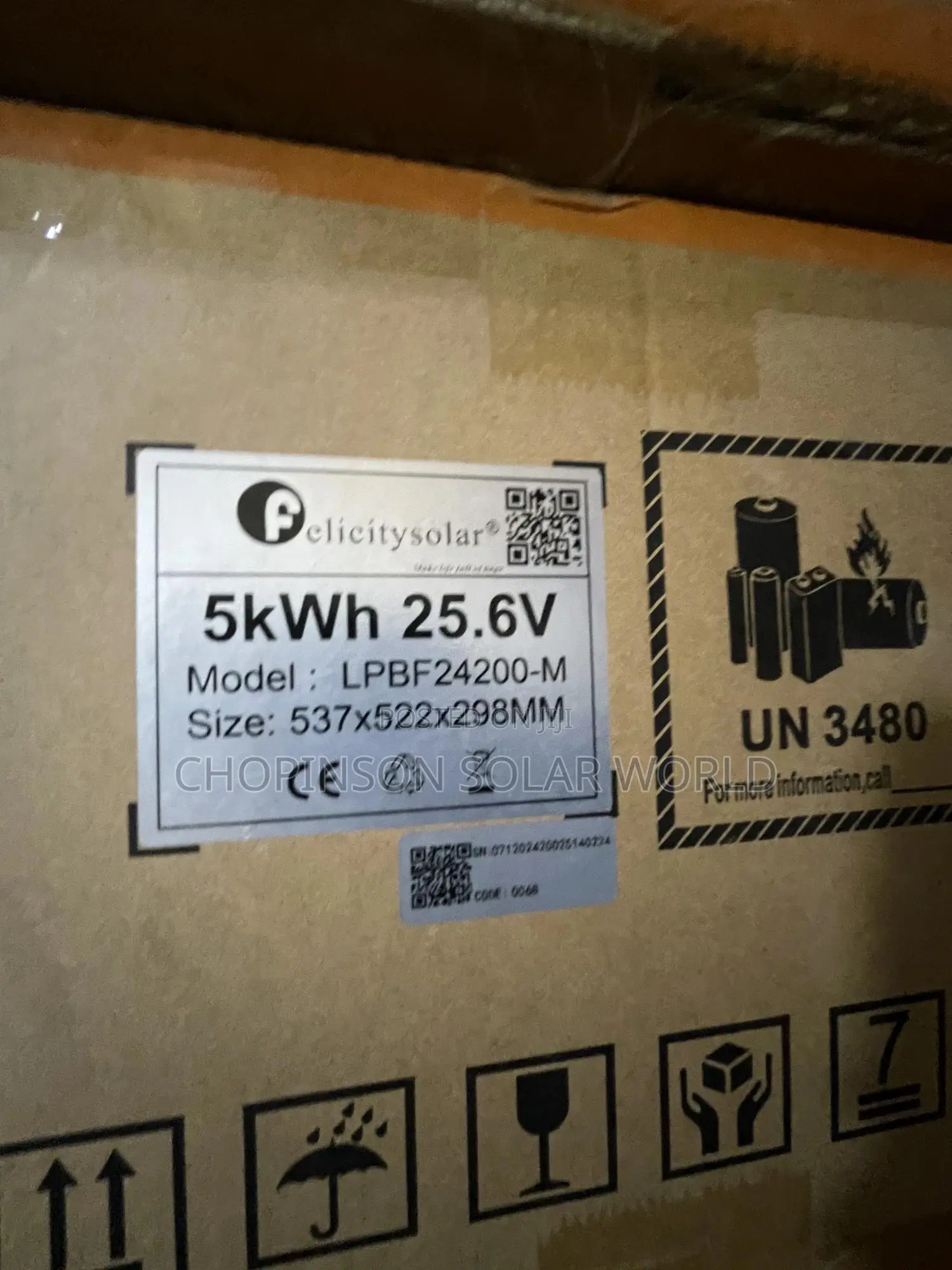 This Is Solar Energy Felicity Lithium Iron Battery 5kwh/5.2v