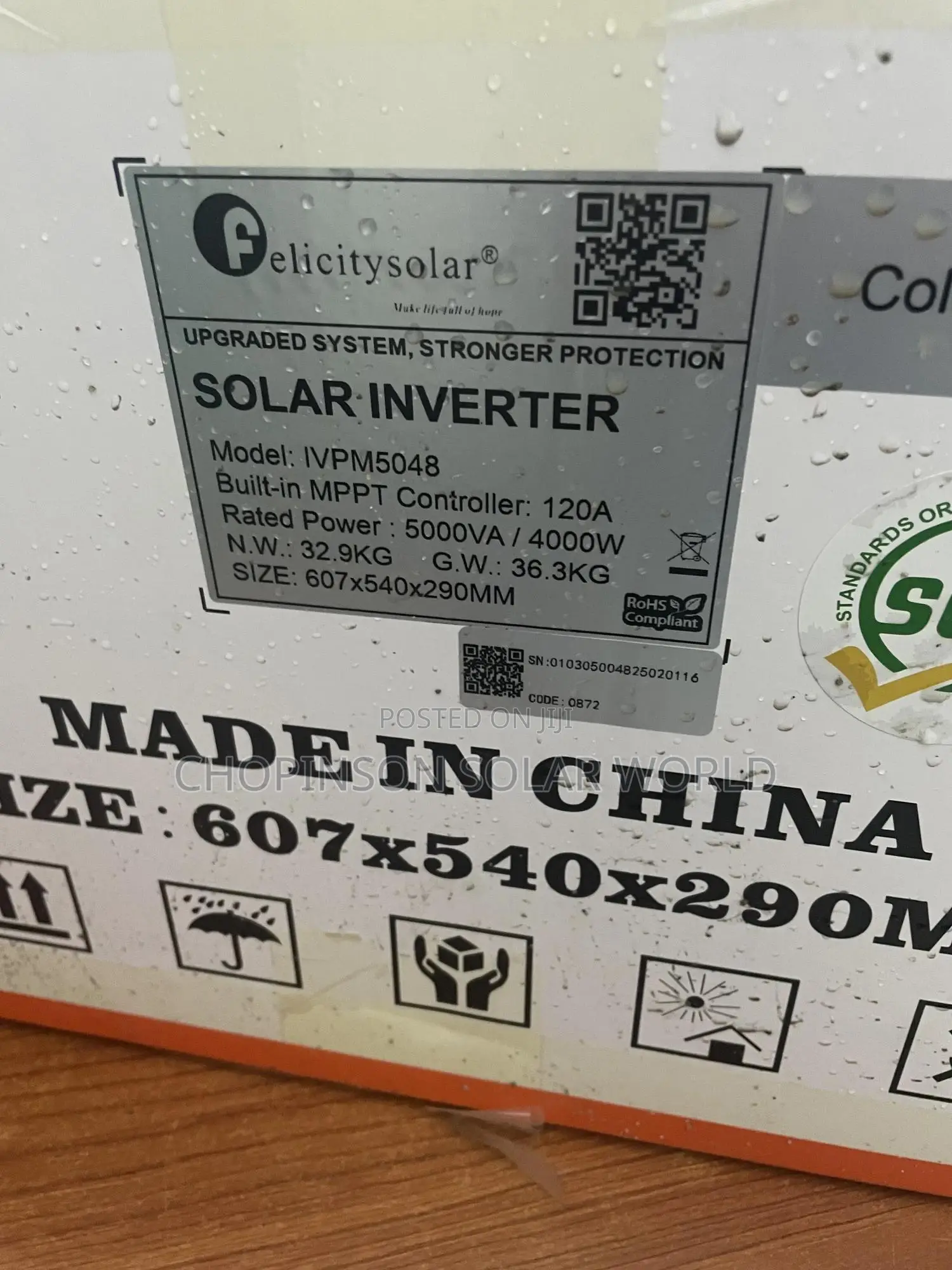 Solar Energy Felicity Hybrid Inverter 5kva/48
