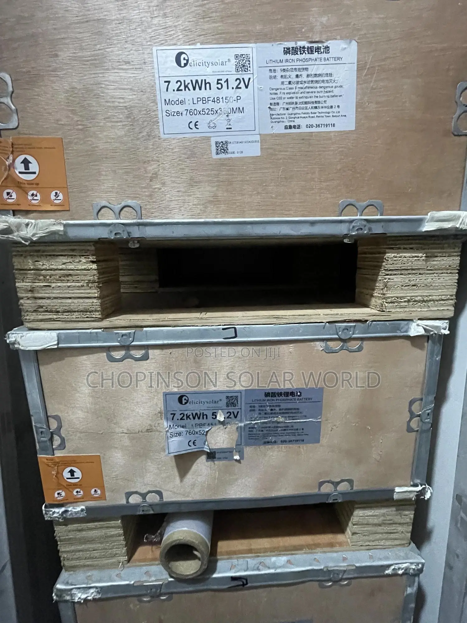 Solar Energy Felicity Lithium Battery 7.2kwh/5.2