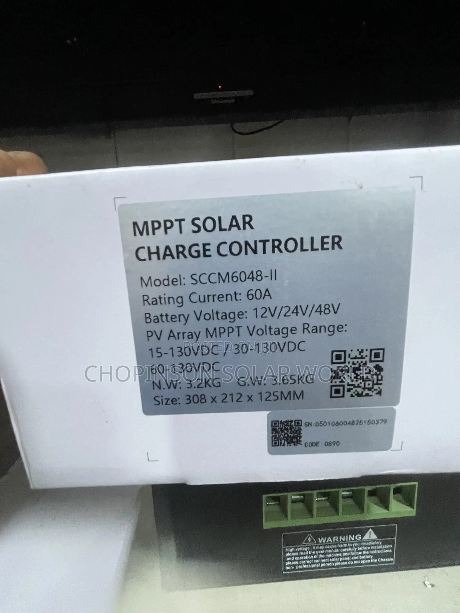 Solar Energy Felicity Charge Controller 60ah/48v