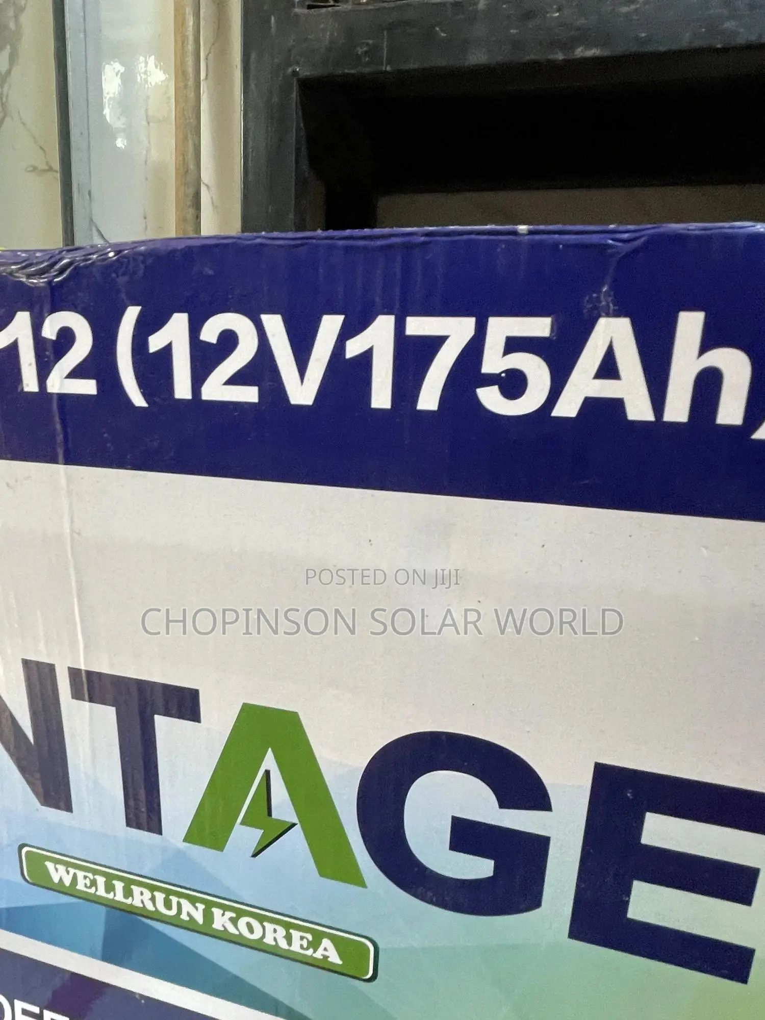 Solar Energy Vintage Battery 12/175ah