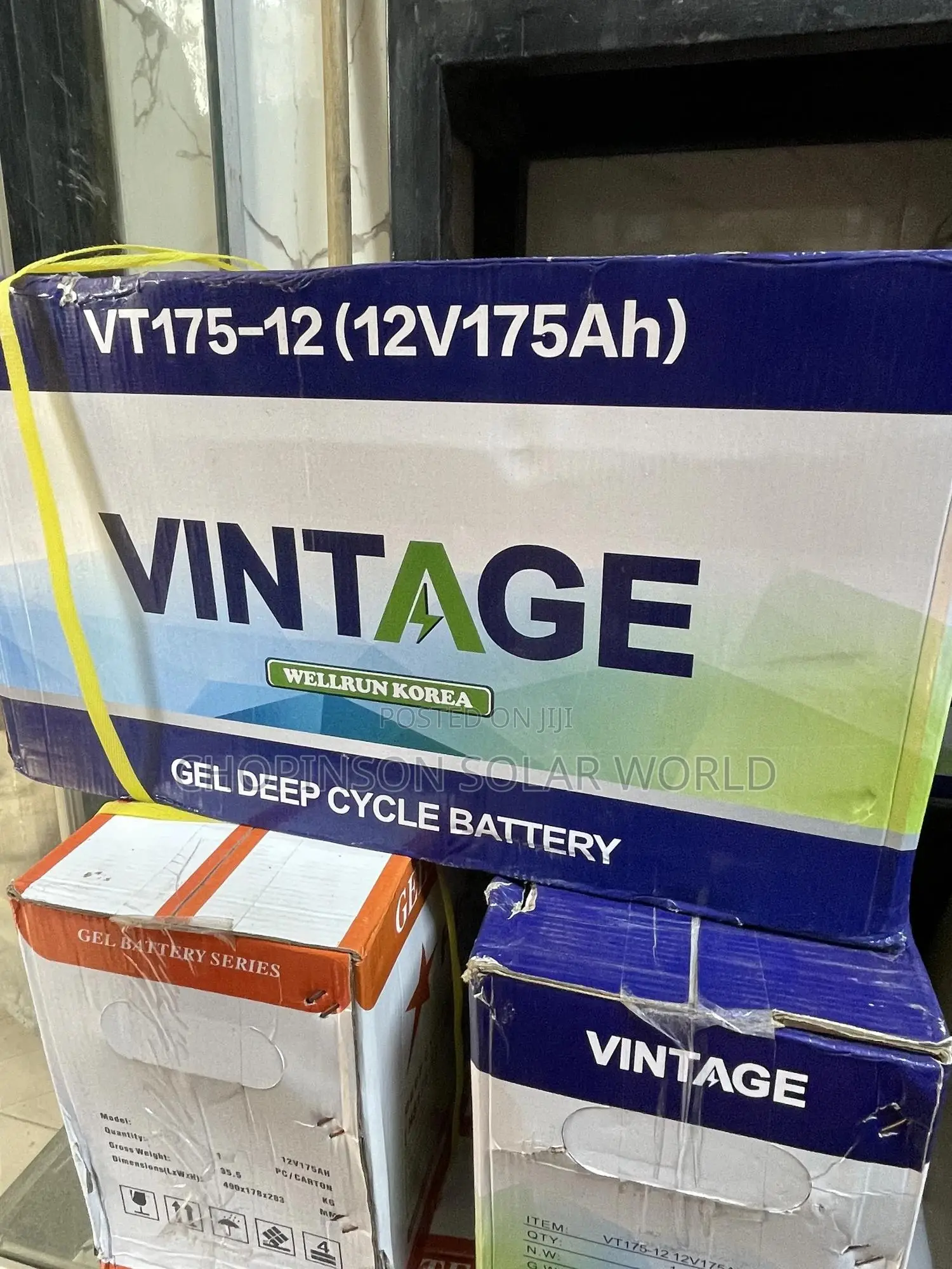 Solar Energy Vintage Battery 12/175ah