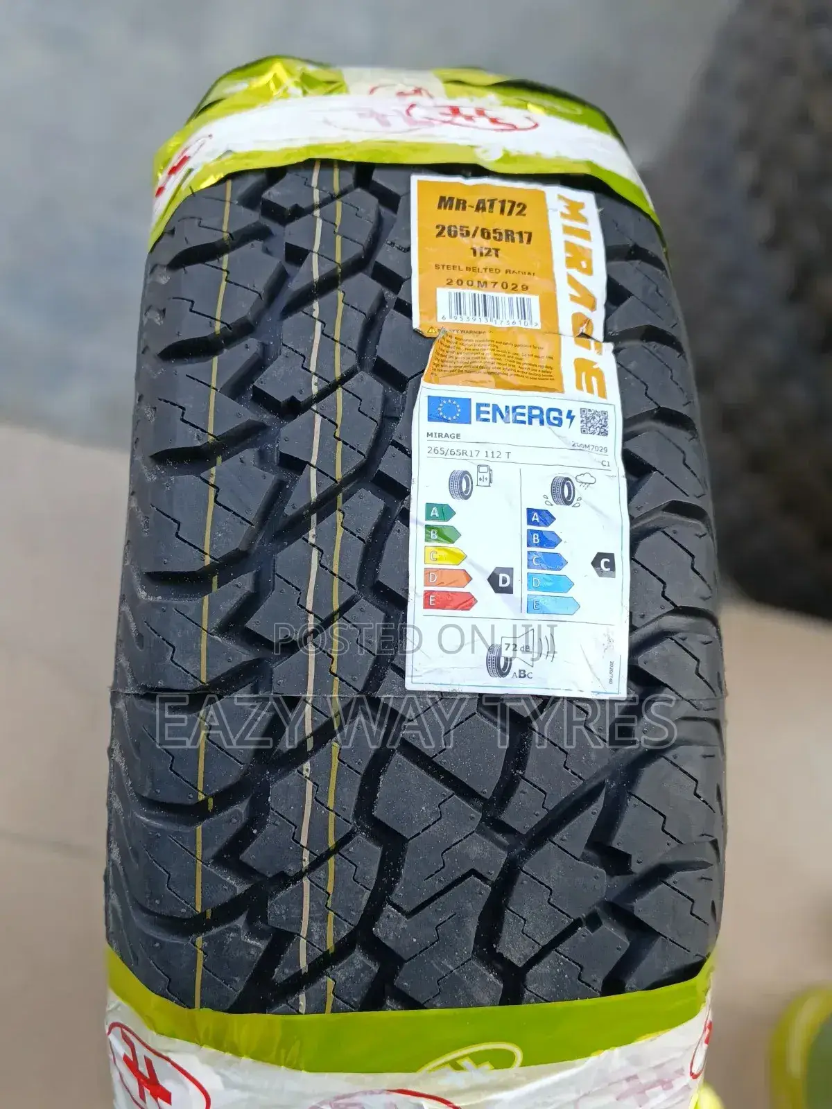 265/65r17 Mirage Radial Types and All Kinds Available at Affordable PRS