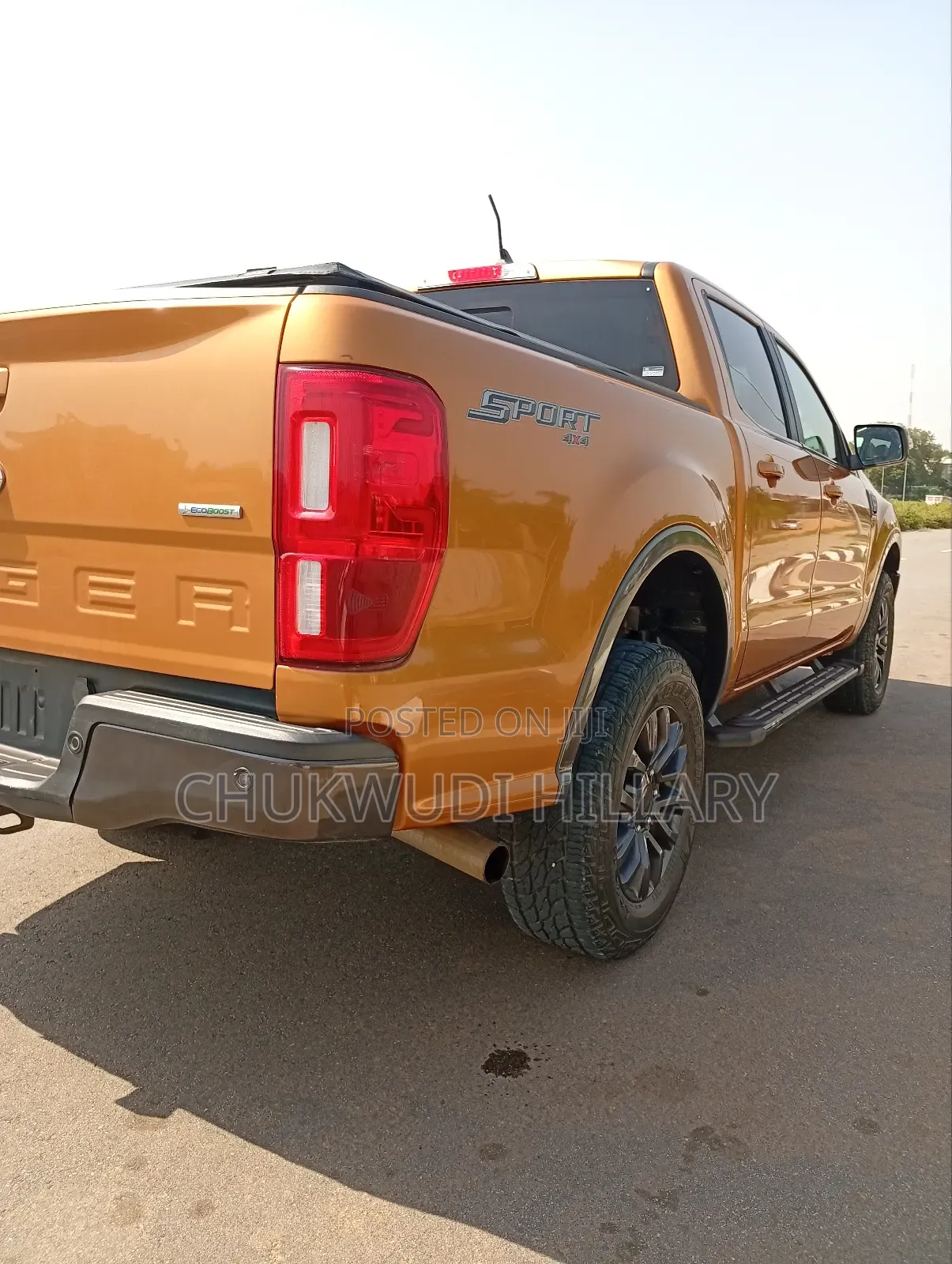 Ford Ranger 2020 Orange