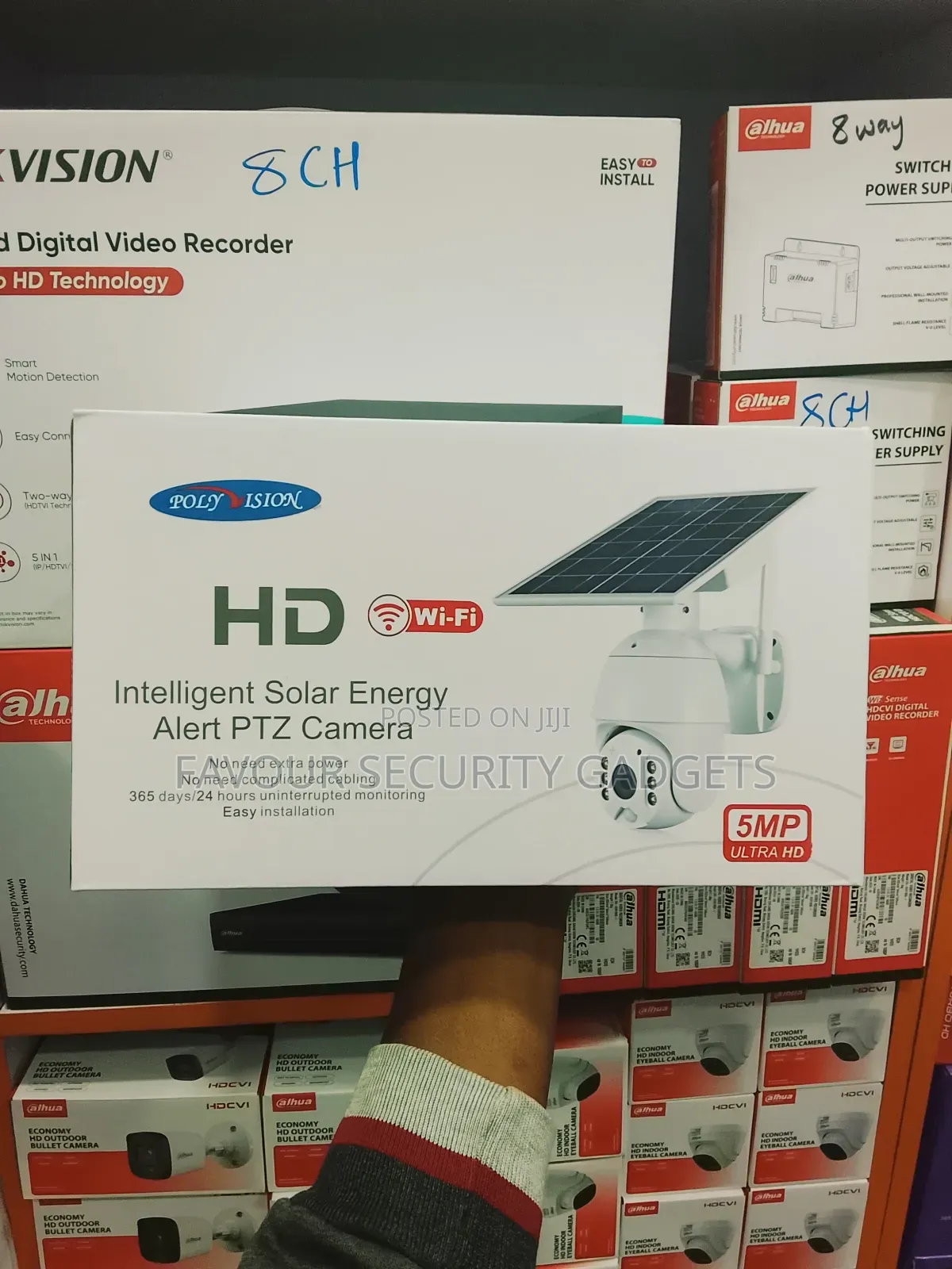 Wifi PTZ Solar Camera Single Lens