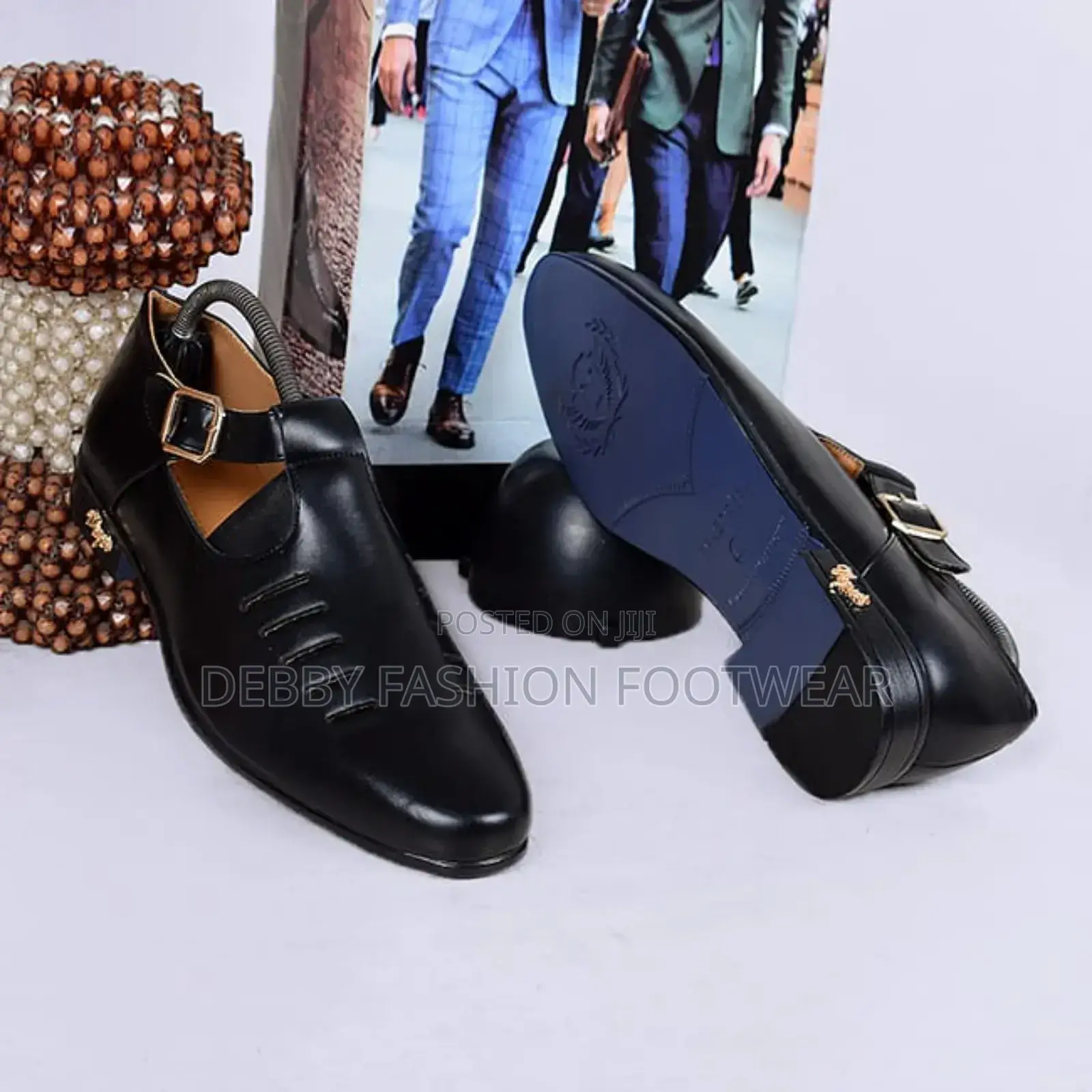 Mazerata Black Shoe – Elegant Finish, Everyday Comfort