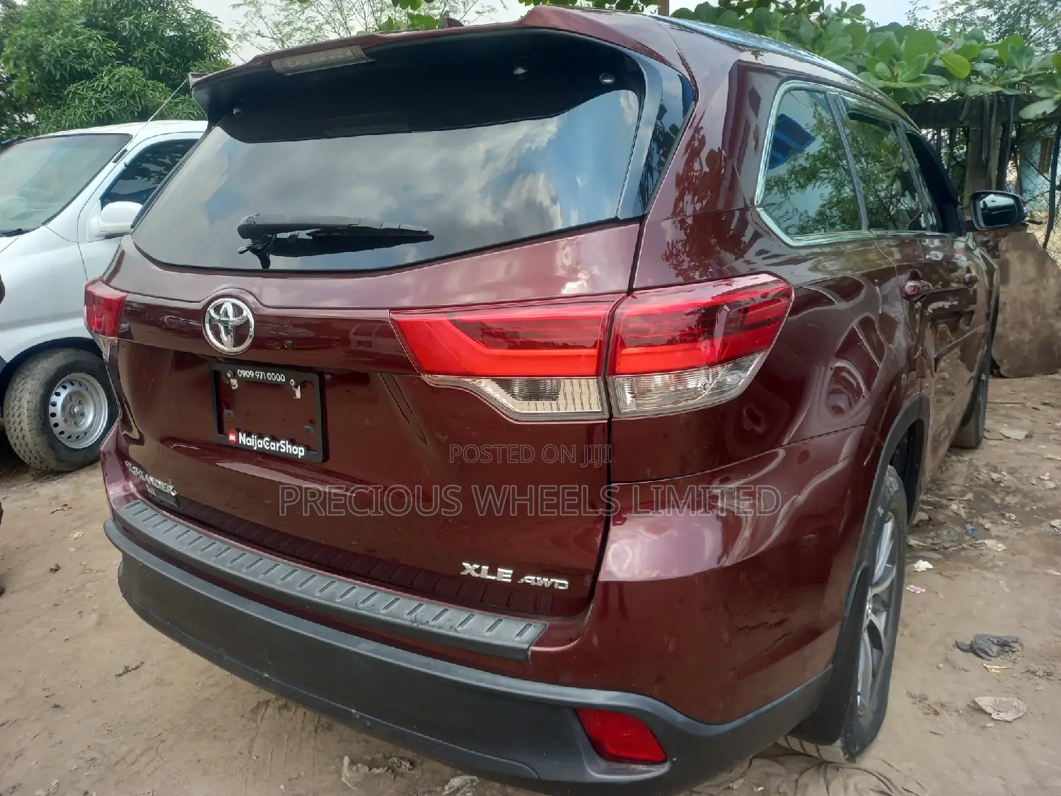 Toyota Highlander 2018 Burgundy