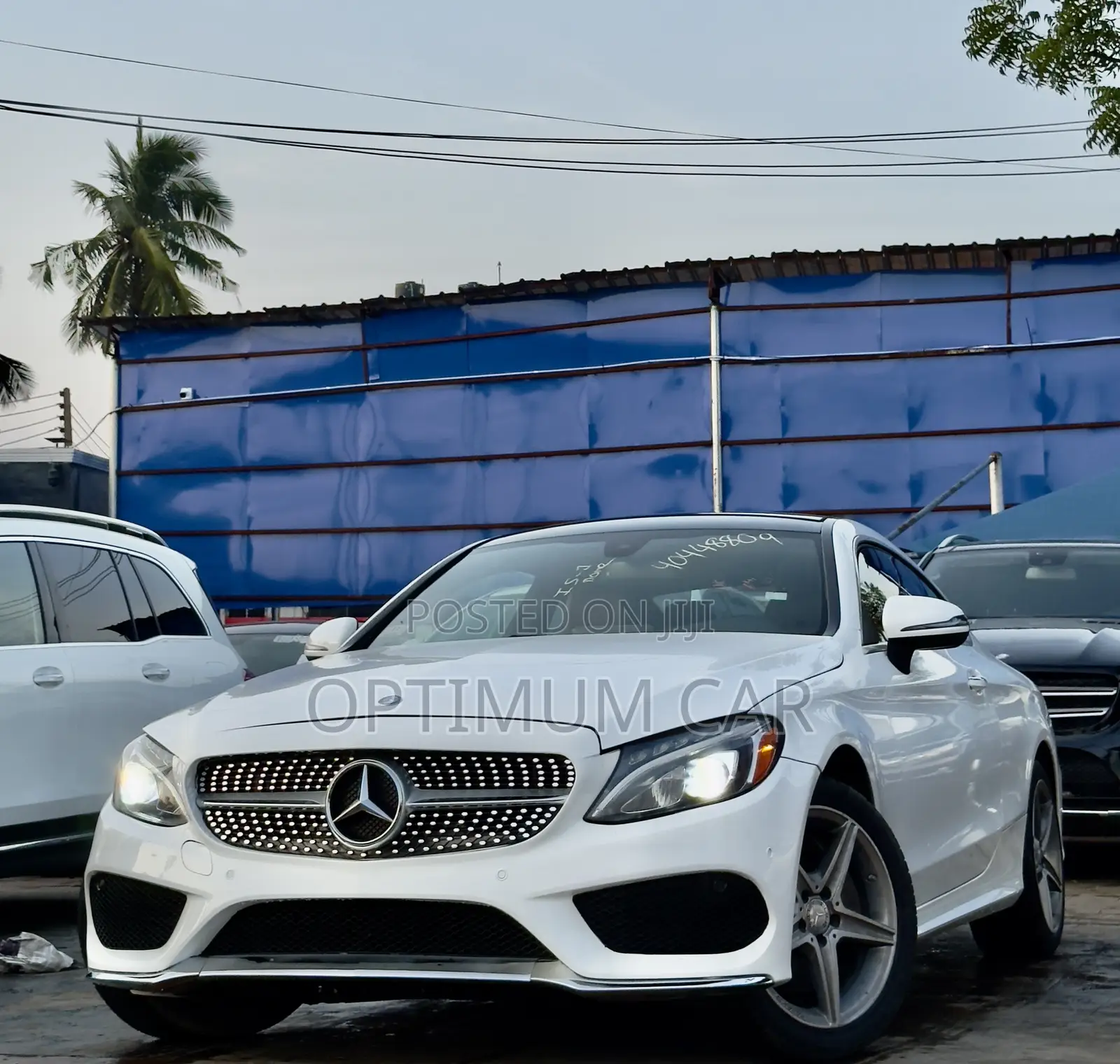 Mercedes-Benz C300 Base 4Matic Coupe AWD (2.0L 4cyl 7A) 2017 White