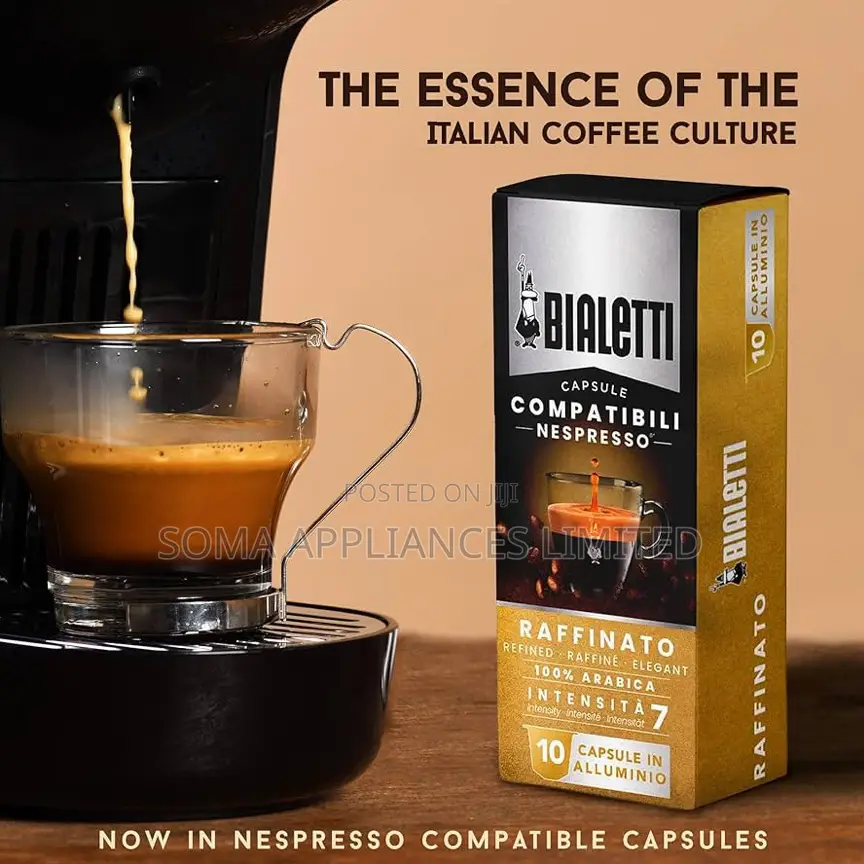 Bialetti Raffinato Aluminum Nespresso Compatible Capsules