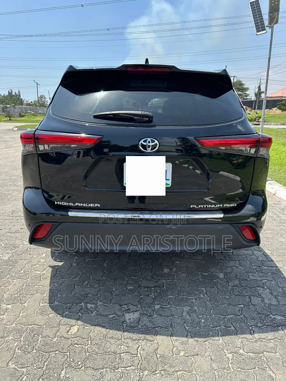 Toyota Highlander Platinum 2022 Black
