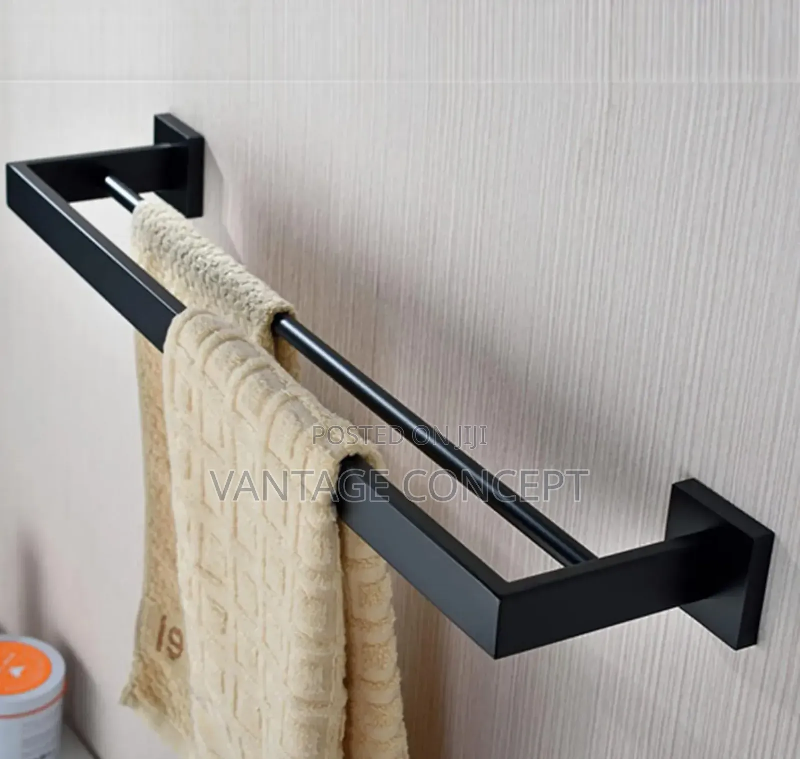 60cm Wall Mounted Double Towel Rail