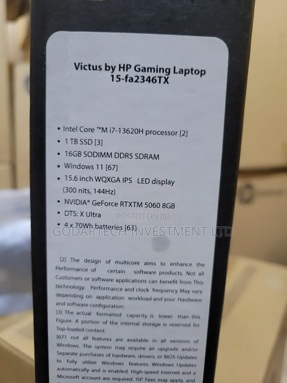 New Laptop HP 15 16GB Intel Core 7 SSD 1T