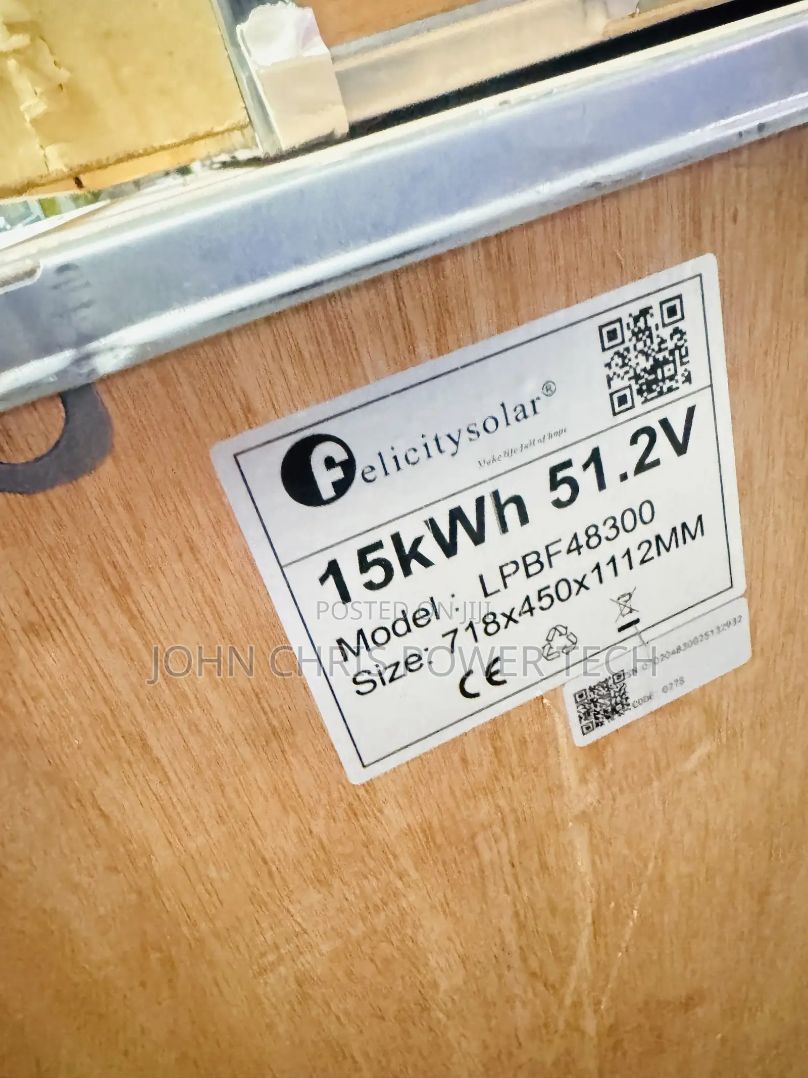 15kwh 51.2v Felicity Lithium Ion Battery..........