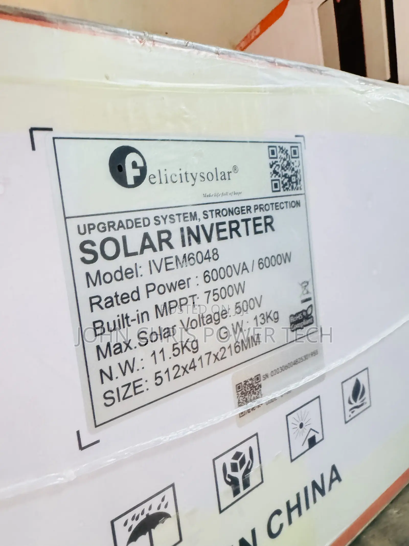 6kva 48v Ivem Felicity Solar Inverter