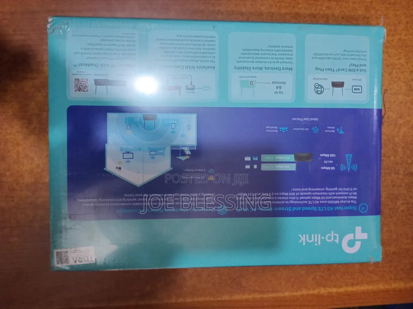 Tplink Ac750 Dual Band Wifi 4g Lte Router
