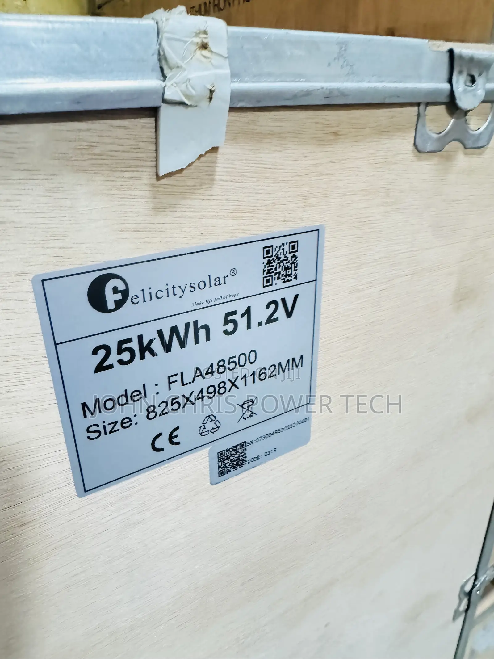 25kwh 51.2v Felicity Fla48500 Lithium Battery