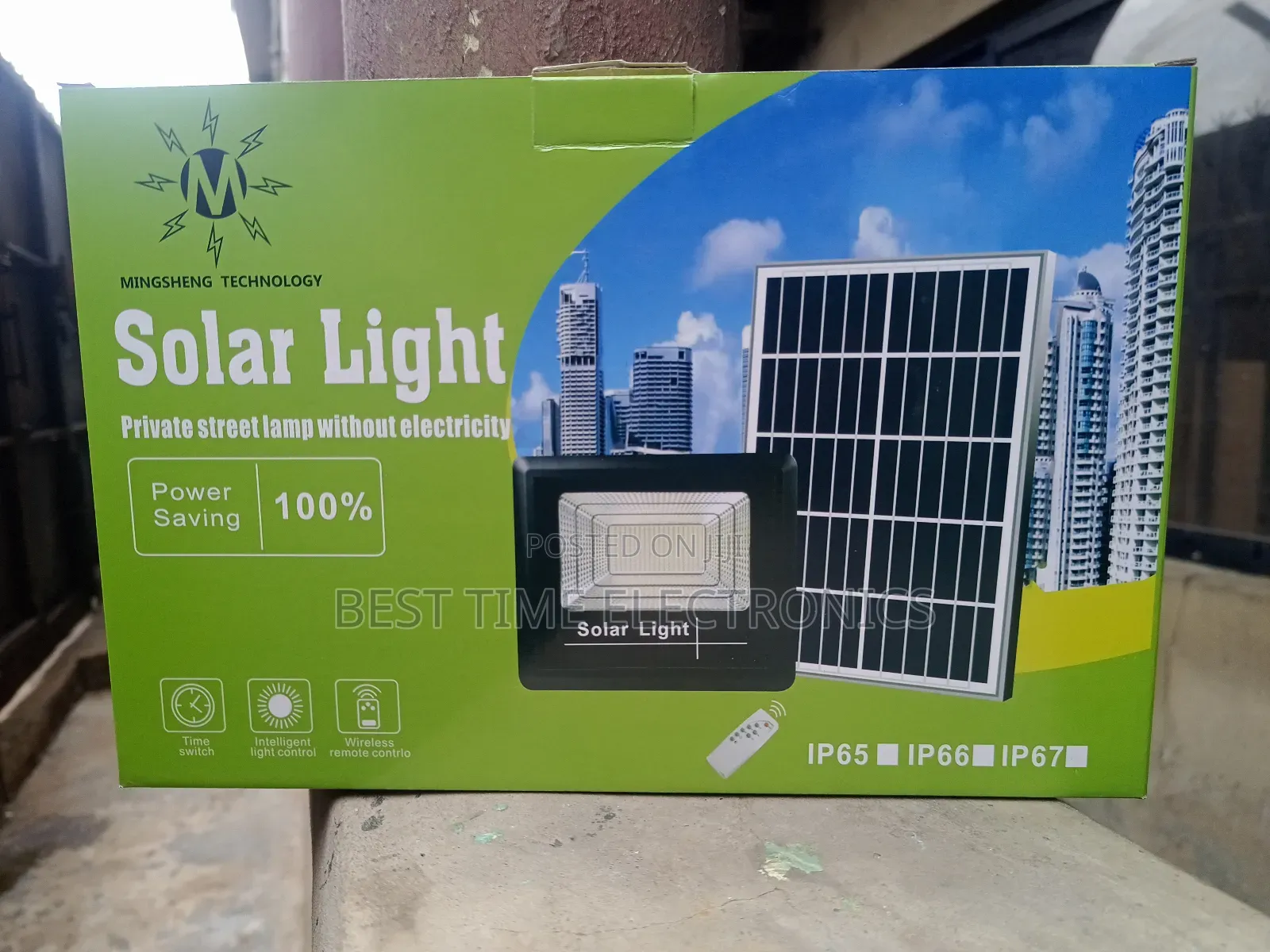 Mingsheng 200watts Solar Street Light Lamp
