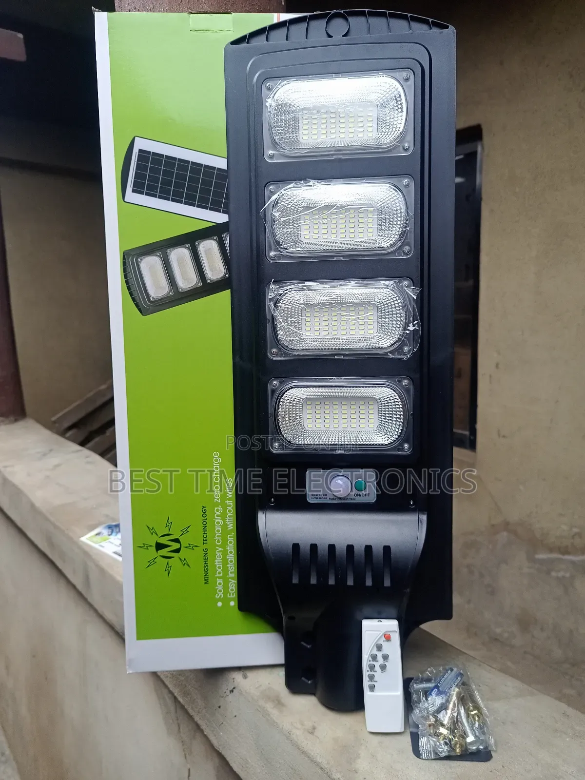 Mingsheng 400watts Solar Street Lighting