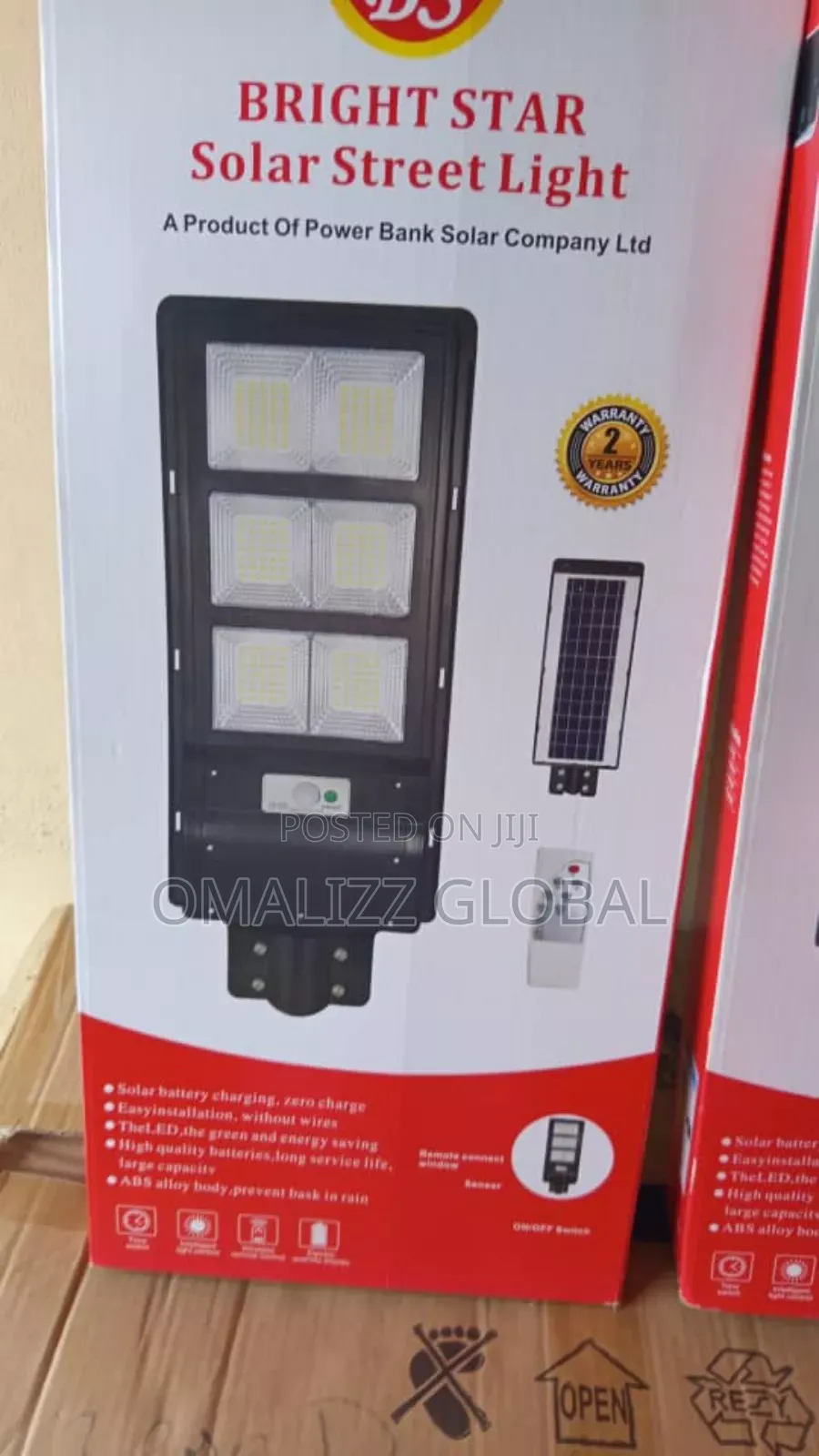 All in One Solar Street Light 6 Eyes
