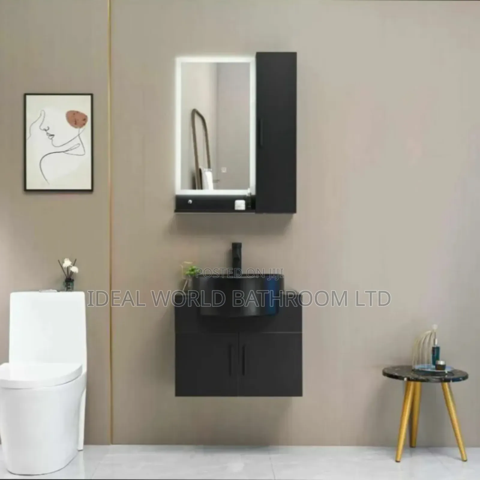 Quality Black Cabinet